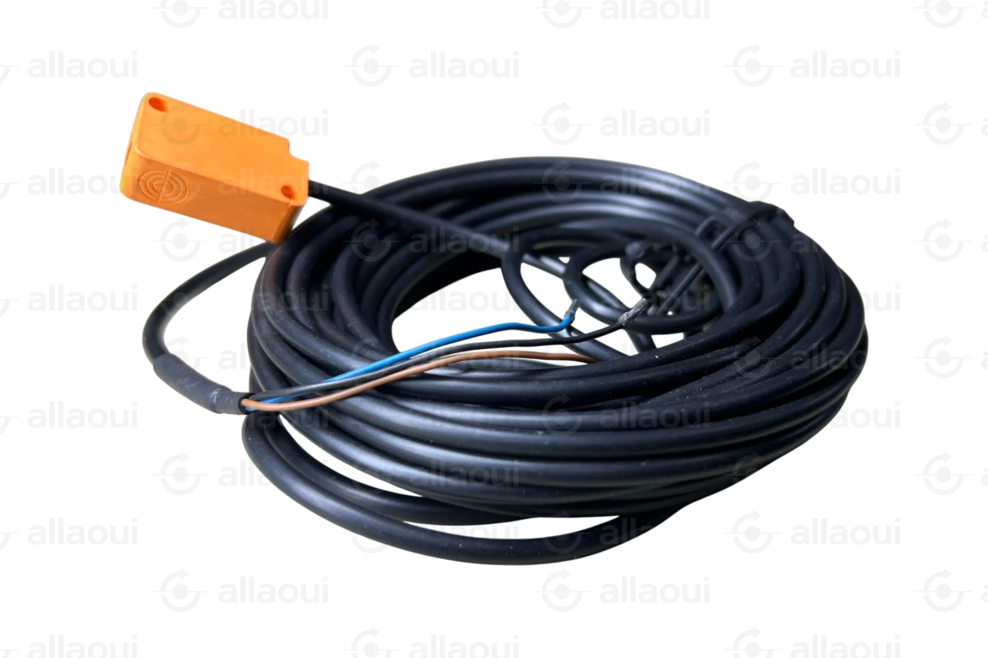 IFM Electronic Inductive Sensor 27.8mm Rectangular 2mm Sensing Distance IP67 NPN DC 6m Cable IS5008
