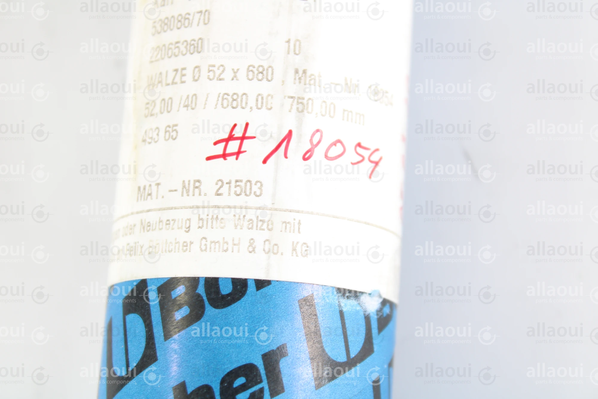 Böttcher Roller D 52 x 680 22065360 Böttcher Roller D 52 x 680 22065360