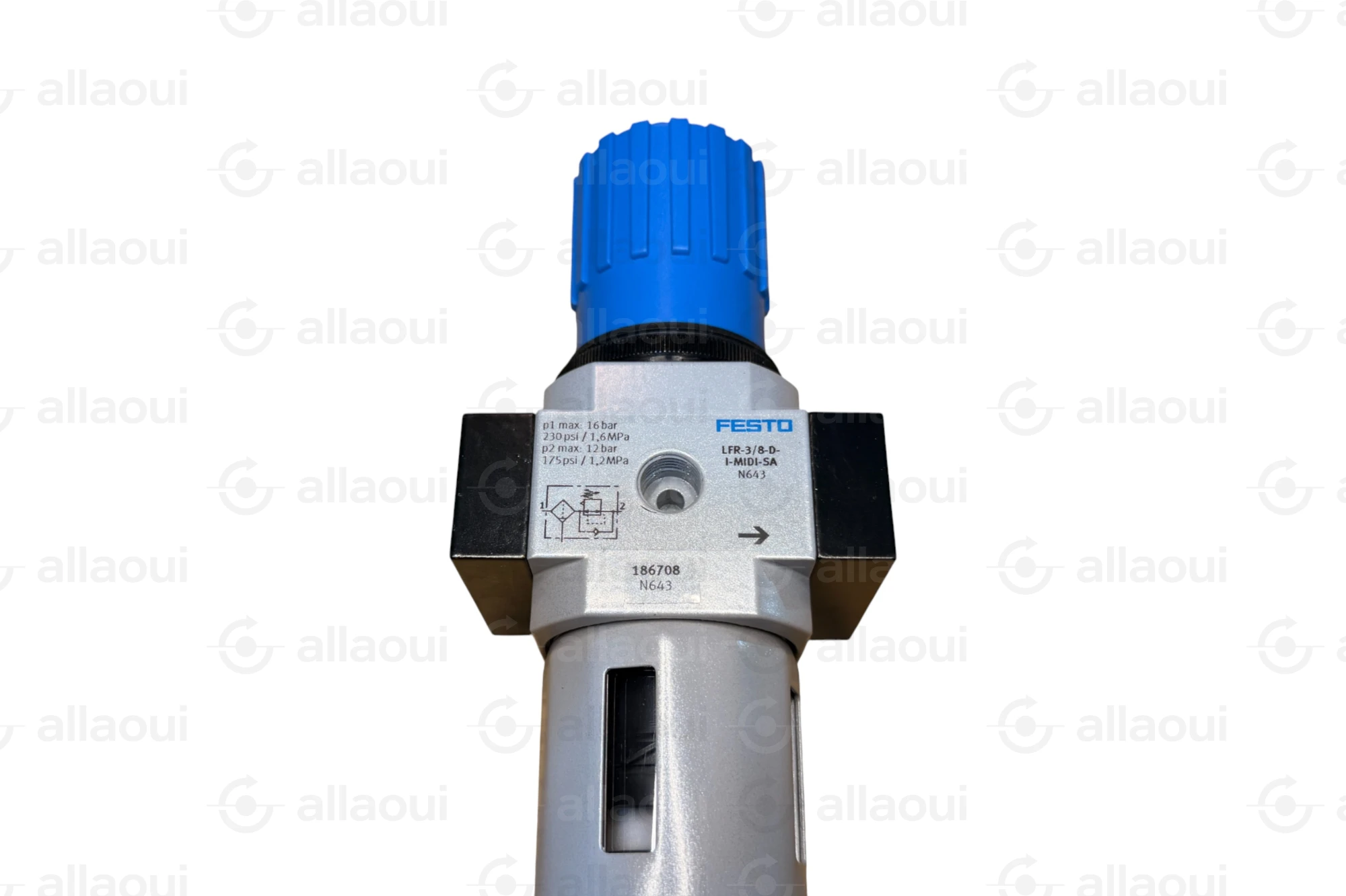 Festo Pneumatic Push-in Connector G1/4" 8mm LFR-3/8-D-I-MIDI-SA Festo Pneumatic Push-in Connector G1/4" 8mm LFR-3/8-D-I-MIDI-SA