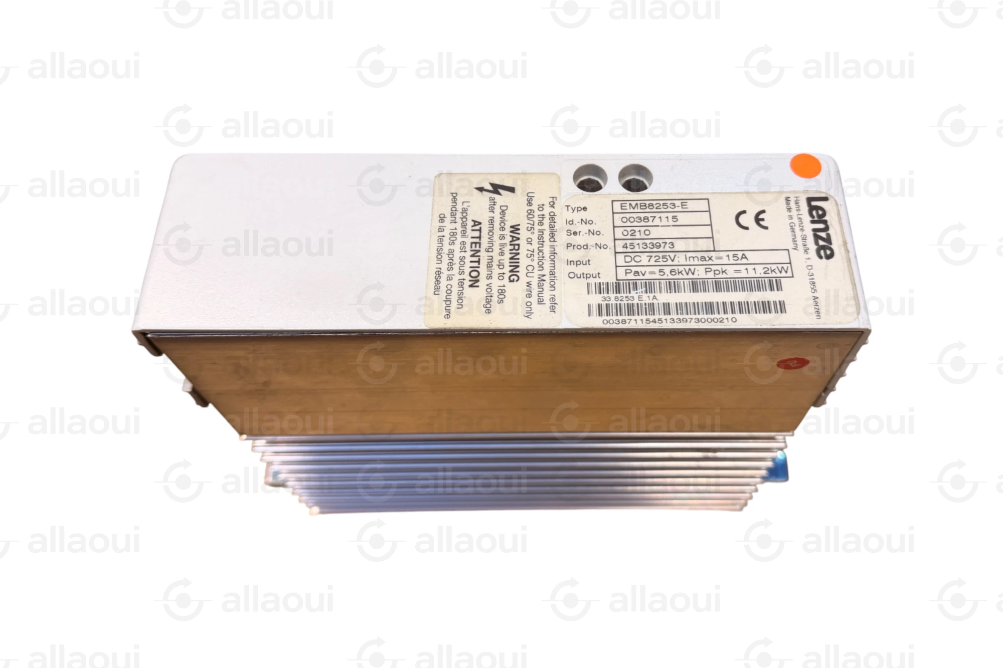 Lenze Braking Module EMB8253-E 725V DC 15A 5.6kW EMB8253-E Lenze Braking Module EMB8253-E 725V DC 15A 5.6kW EMB8253-E
