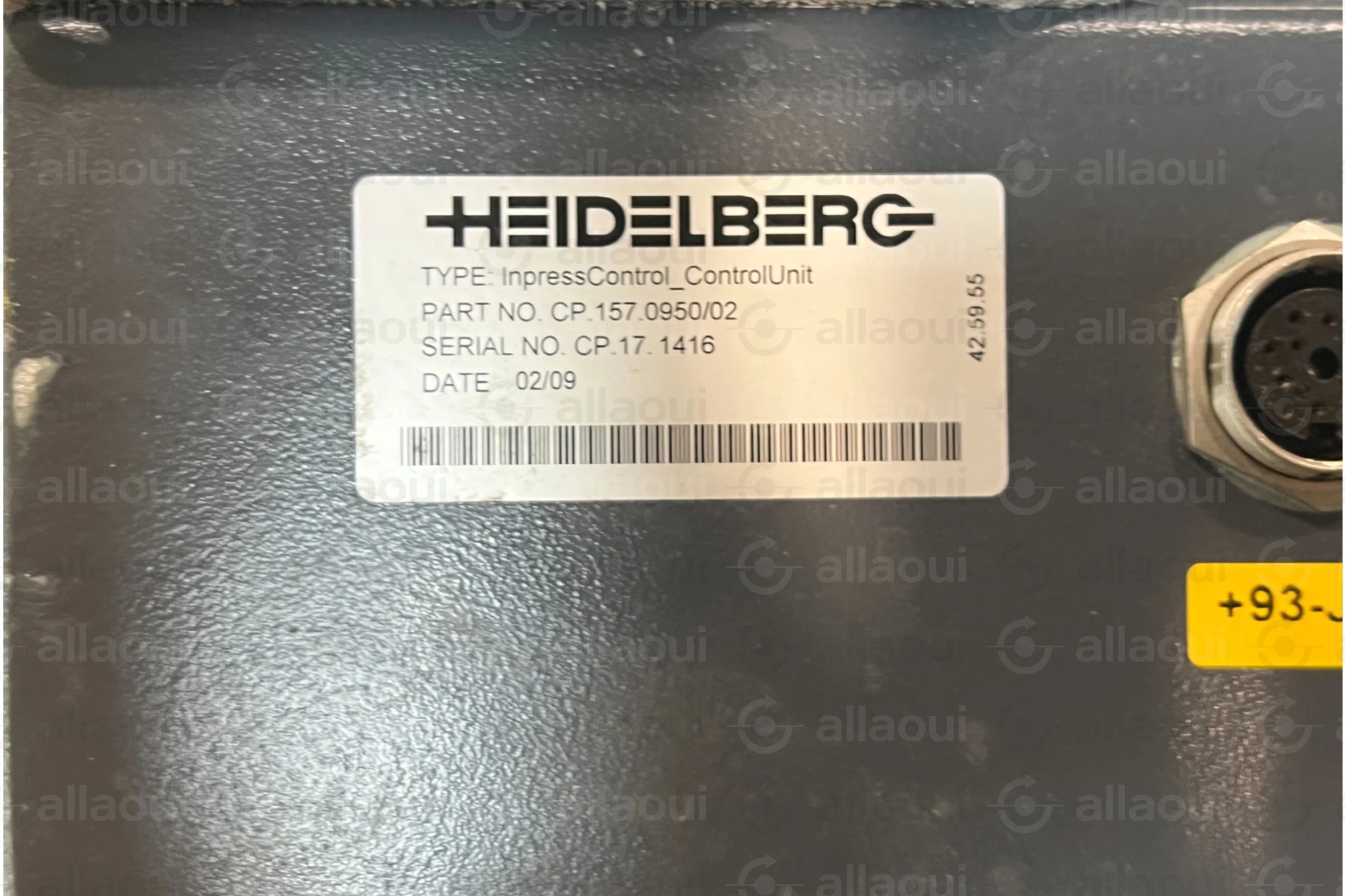 Heidelberg Inpress Control Unit CP.157.0950/02 Heidelberg Inpress Control Unit CP.157.0950/02