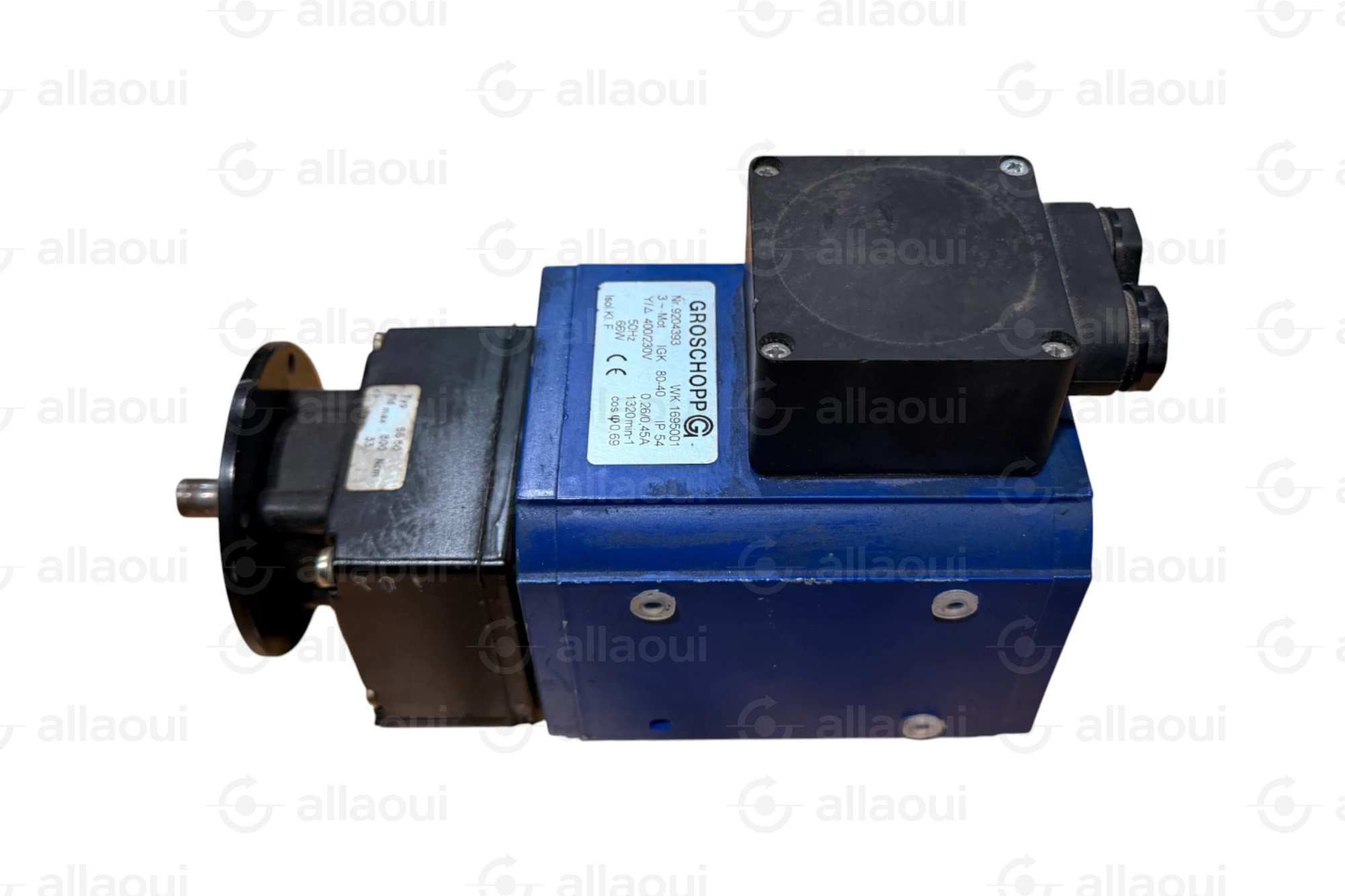 Groschopp Gear Motor 66W 1320-1620RPM 230/400V IP65 Wk1695001