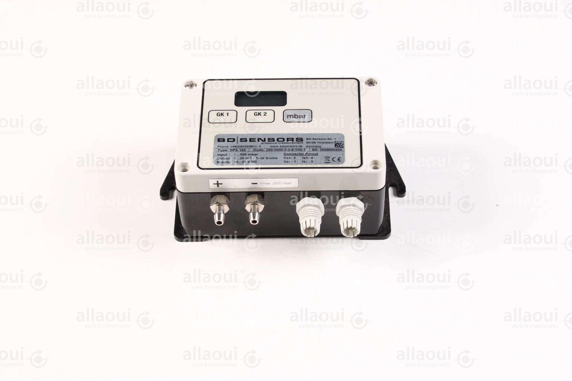 BD|SENSORS Differential Pressure Transmitter DPS 100 200-5000-2-2-8-Y00-1 BD|SENSORS Differential Pressure Transmitter DPS 100 200-5000-2-2-8-Y00-1