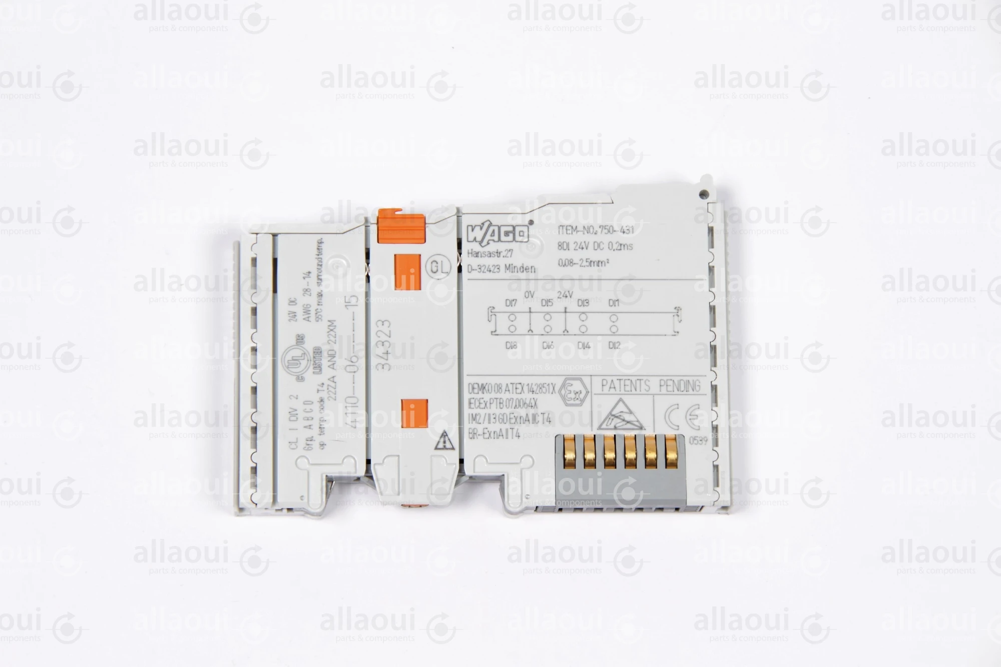 Wago 8-channel digital input 750-431 Wago 8-channel digital input 750-431