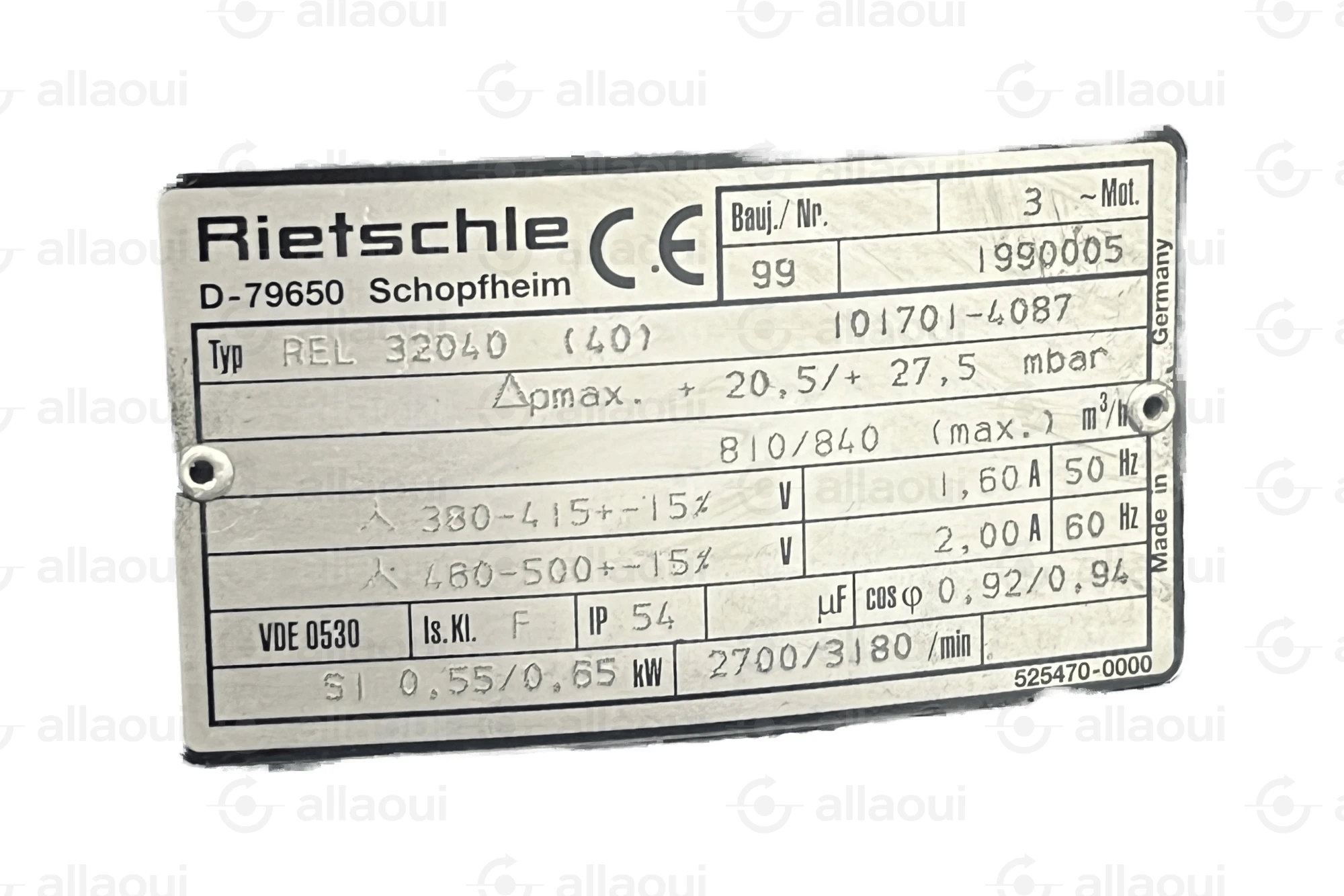 Rietschle Fan REL 32040 (40) Rietschle Fan REL 32040 (40)