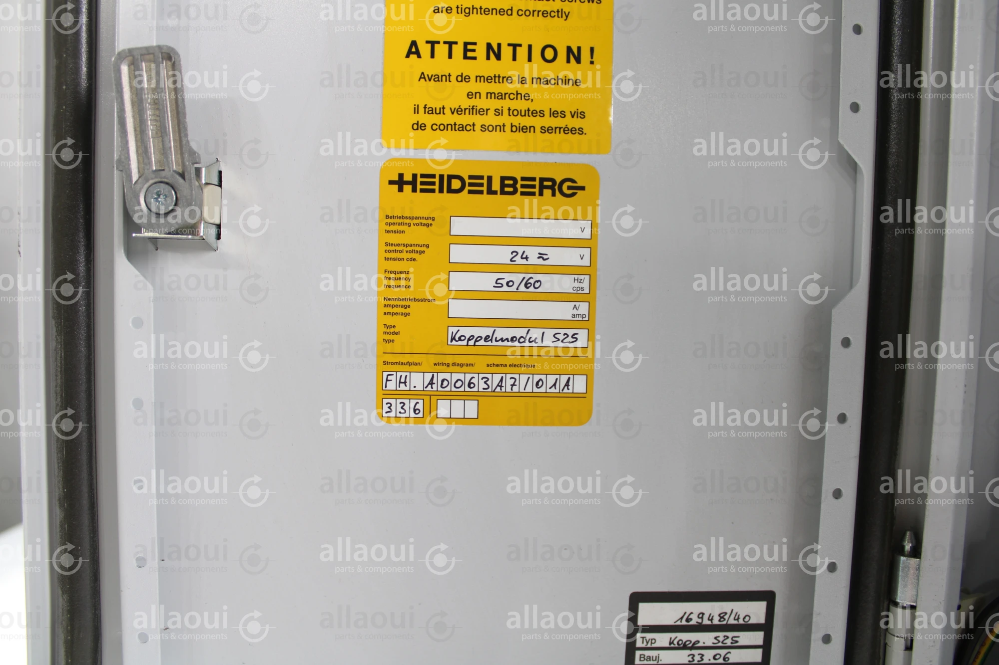 Heidelberg Coupling Box FH.A0063A7/01A Heidelberg Coupling Box FH.A0063A7/01A