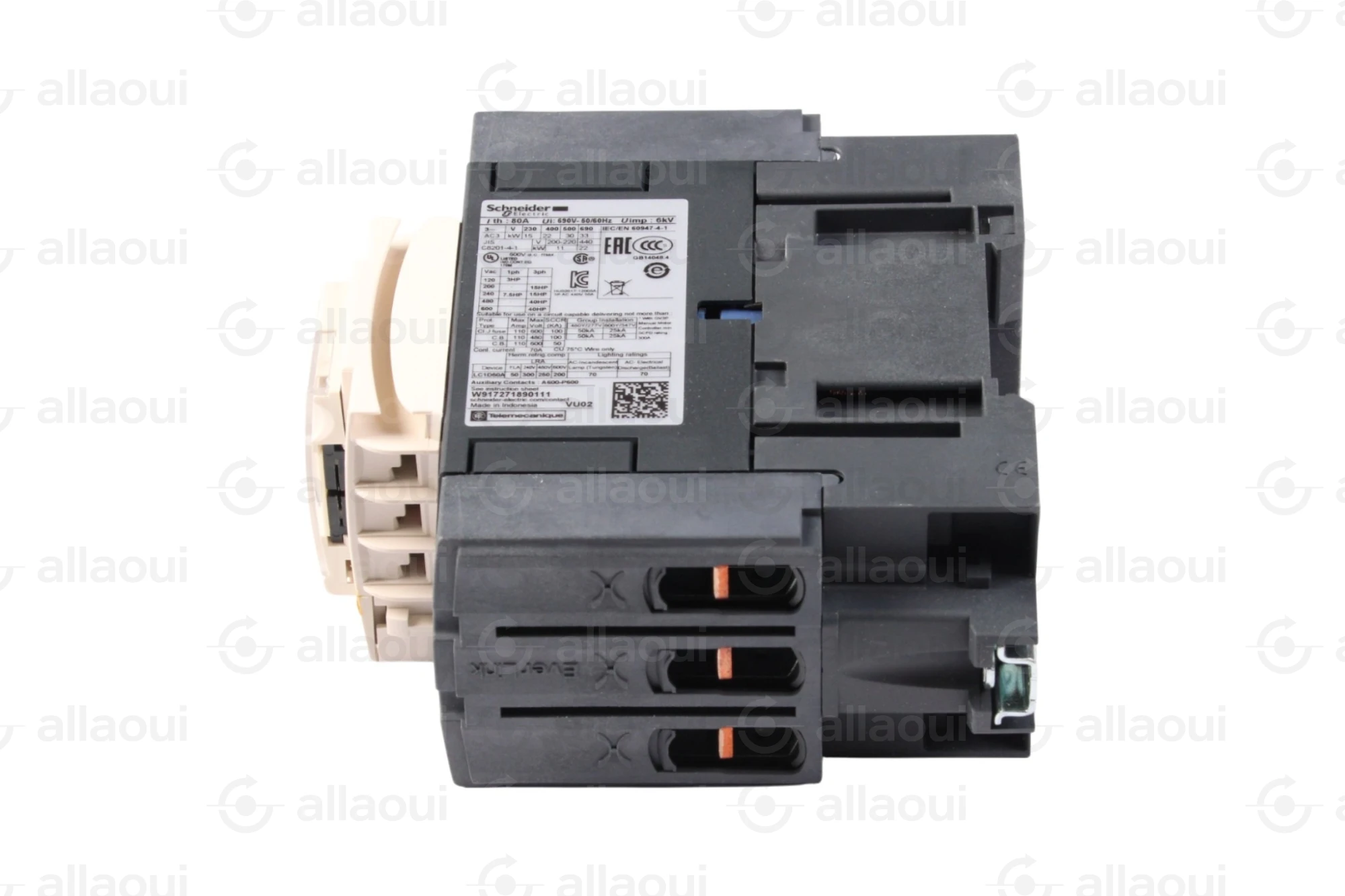 Schneider Electric Power Contactor LC1D50AP7