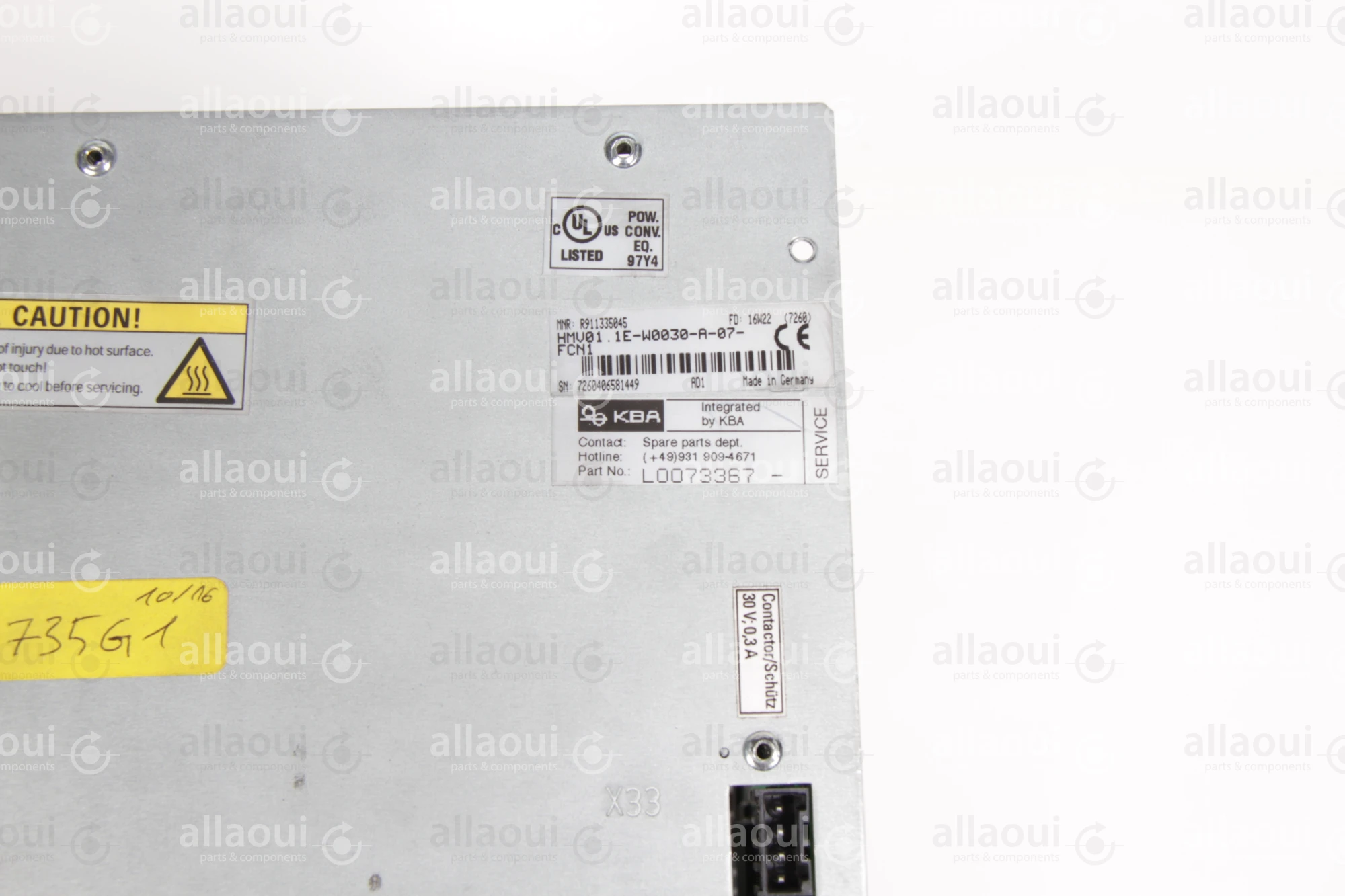 Bosch Rexroth IndraDrive HMV01.1E-W0030-A-07-FCN1 Bosch Rexroth IndraDrive HMV01.1E-W0030-A-07-FCN1