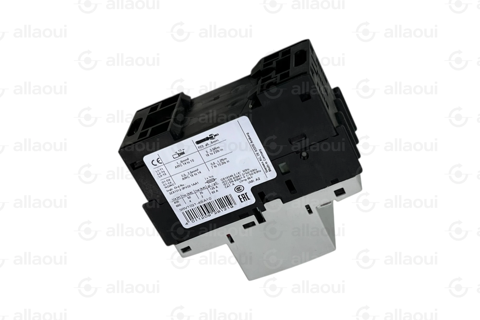 Siemens Motor Protection Circuit Breaker S0 14-20A 3RV1021-4BA10 Siemens Motor Protection Circuit Breaker S0 14-20A 3RV1021-4BA10