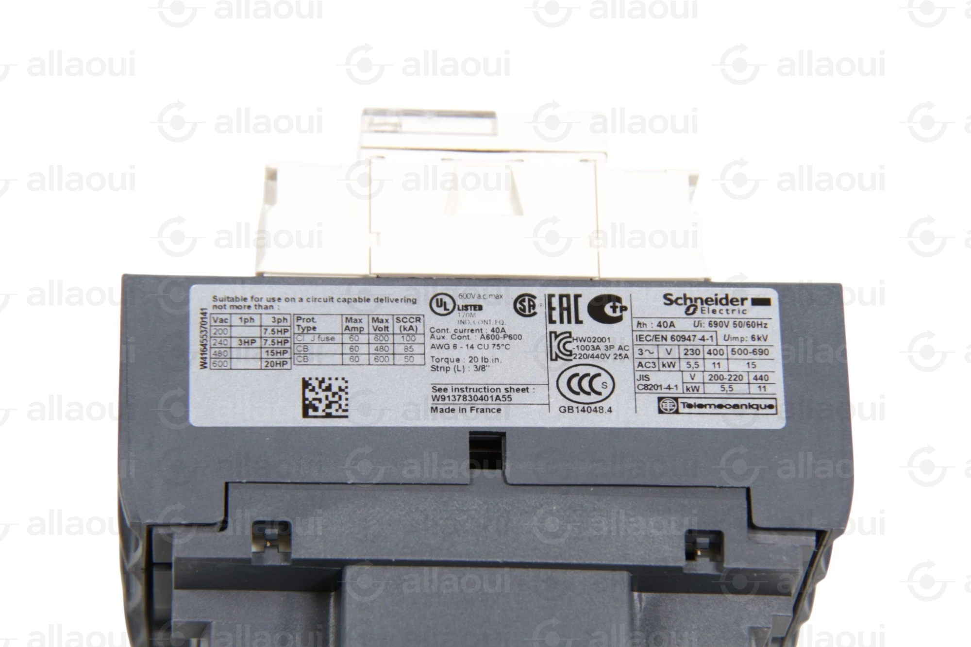 Schneider Electric Power Contactor Schneider Electric LC1D25P7