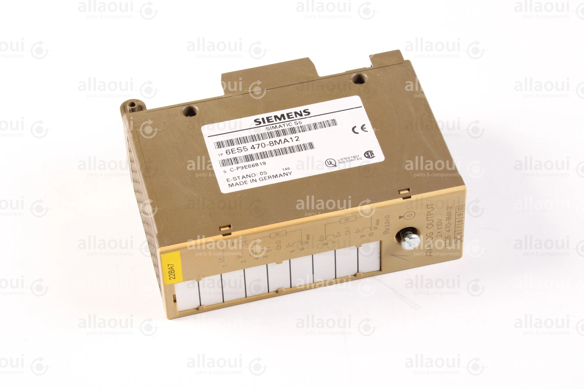 Siemens Analog Output; Analogausgabe 6ES5 470-8MA12 Siemens Analog Output; Analogausgabe 6ES5 470-8MA12