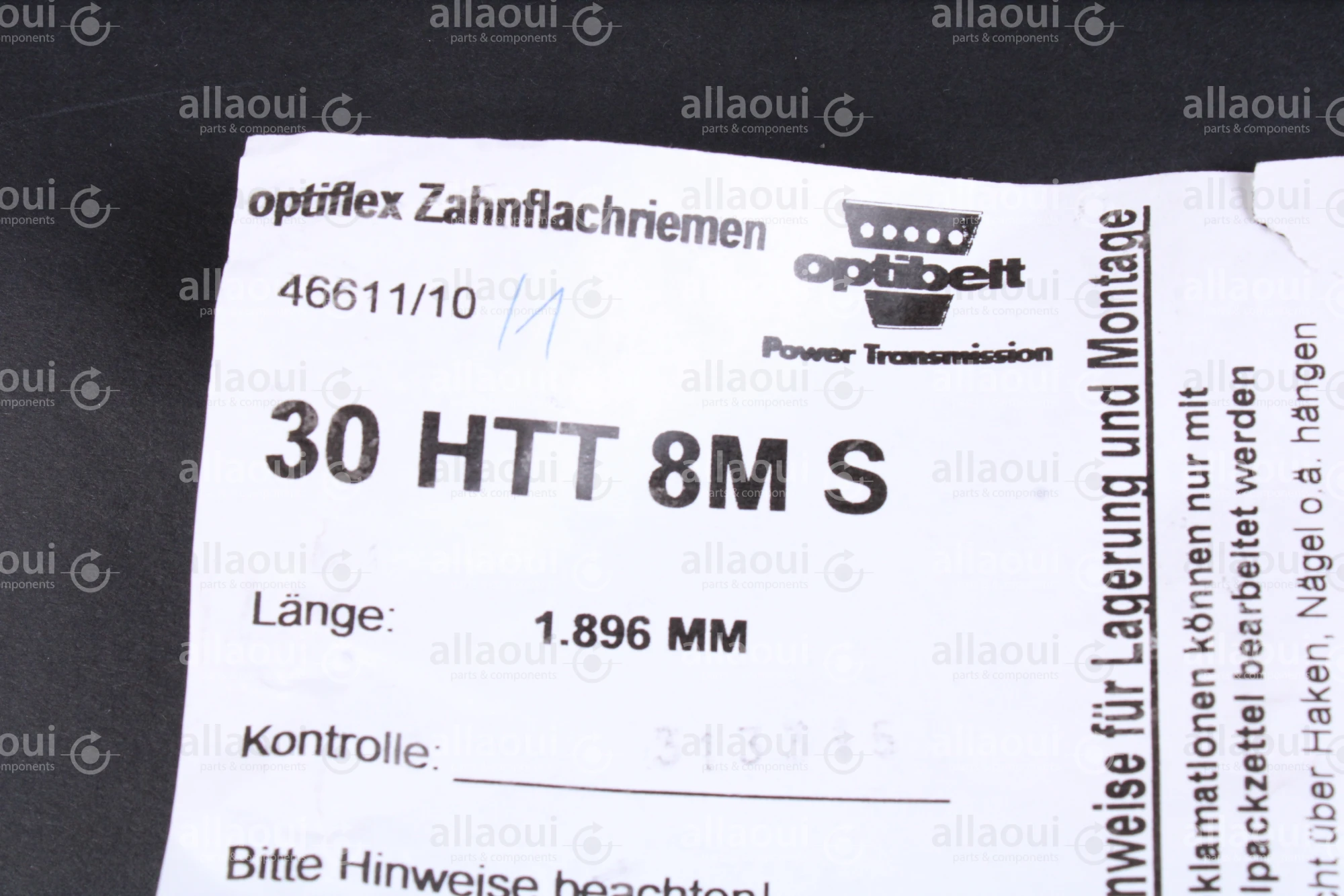 Optibelt Toothed belt 30-HTT-8M-S-30 Optibelt Toothed belt 30-HTT-8M-S-30