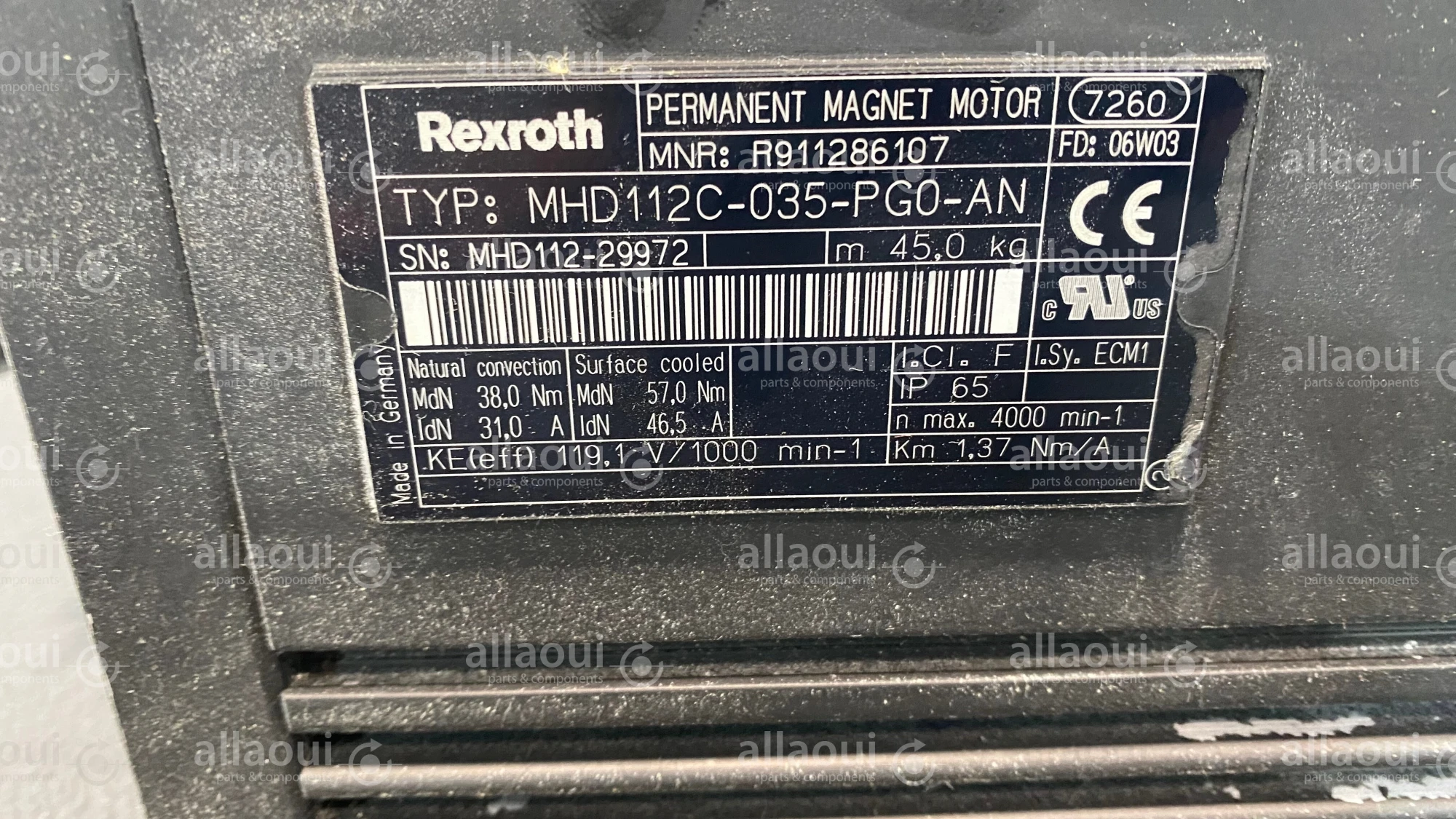 Bosch Rexroth Motor MHD112C-035-PG0-AN Bosch Rexroth Motor MHD112C-035-PG0-AN
