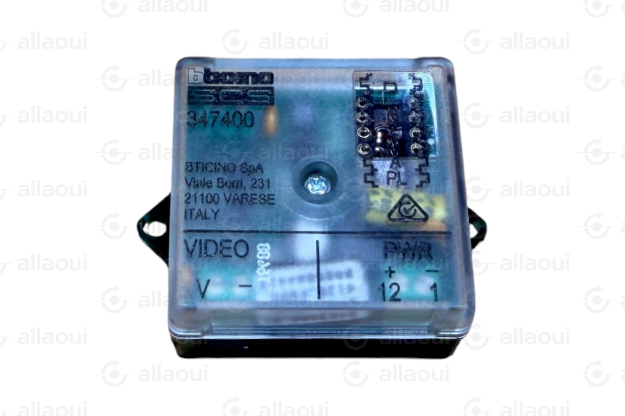 Bticino Coaxial to 2-wire Conversion Interface 12VDC 347400