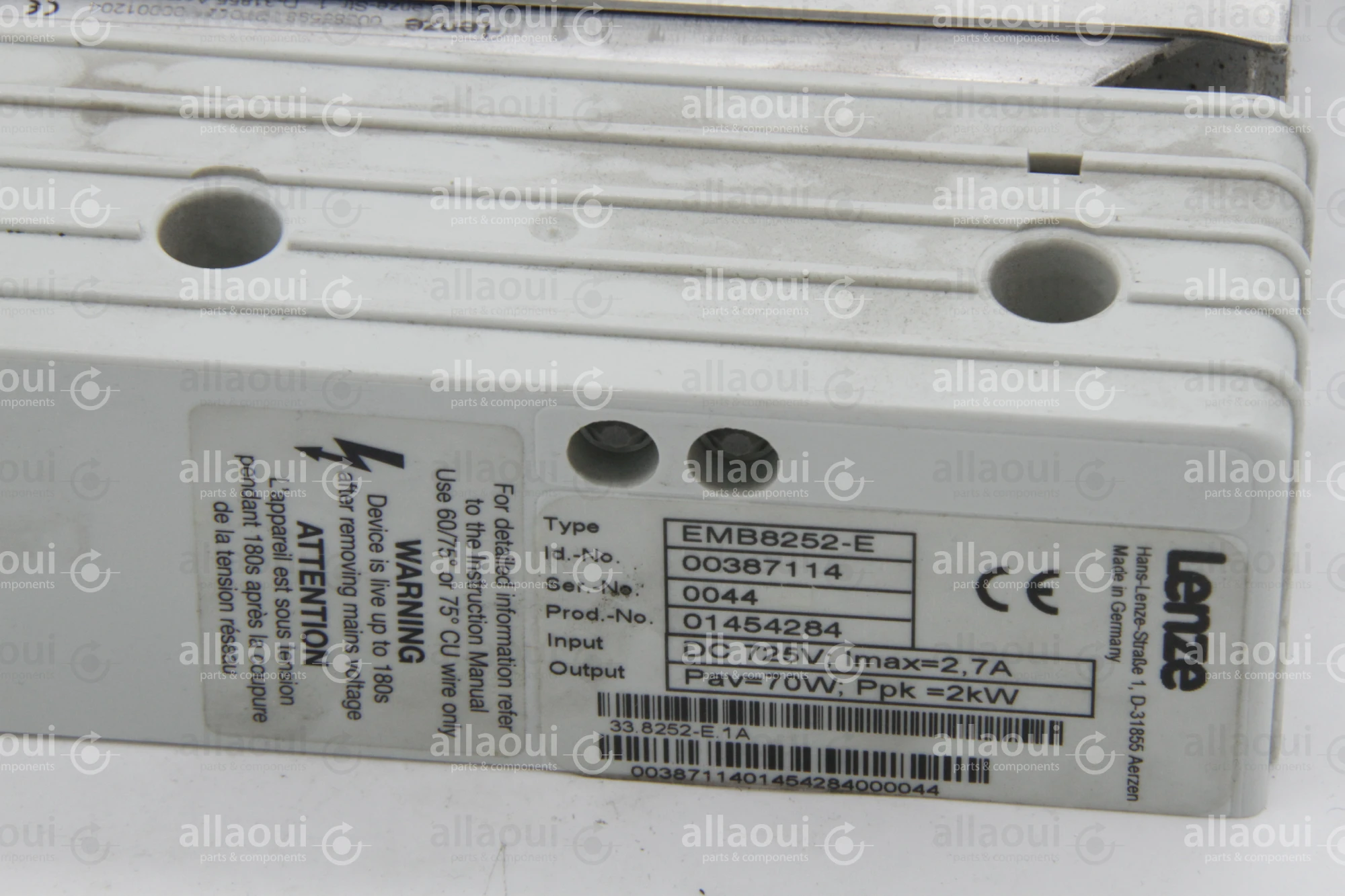 Lenze Inverter EMB8252-E EMB8252E Lenze Inverter EMB8252-E EMB8252E