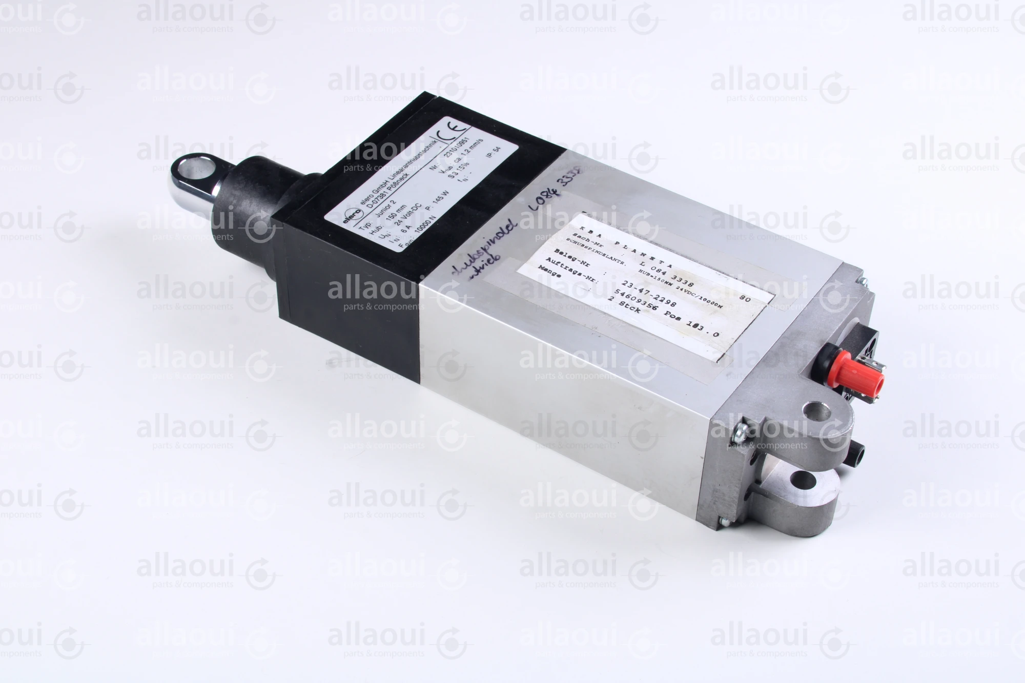 Elero Linear actuator Junior 2 Hub 150 mm 231010951 Elero Linear actuator Junior 2 Hub 150 mm 231010951