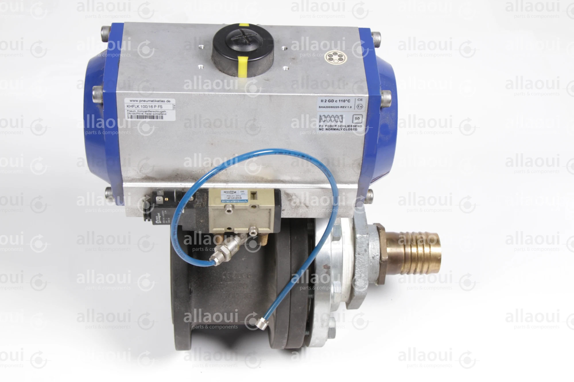 Landefeld Pneum. Kompaktflanschkugelh. KHFLK 100/16 P FS Landefeld Pneum. Kompaktflanschkugelh. KHFLK 100/16 P FS