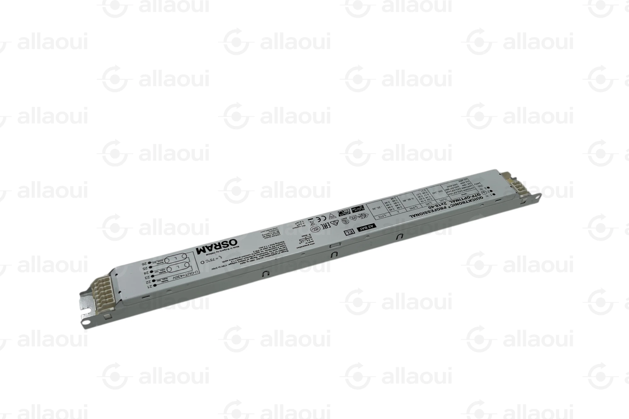 Osram Electronic Ballast for Fluorescent Lamps 2x18-40W AA5173206OL