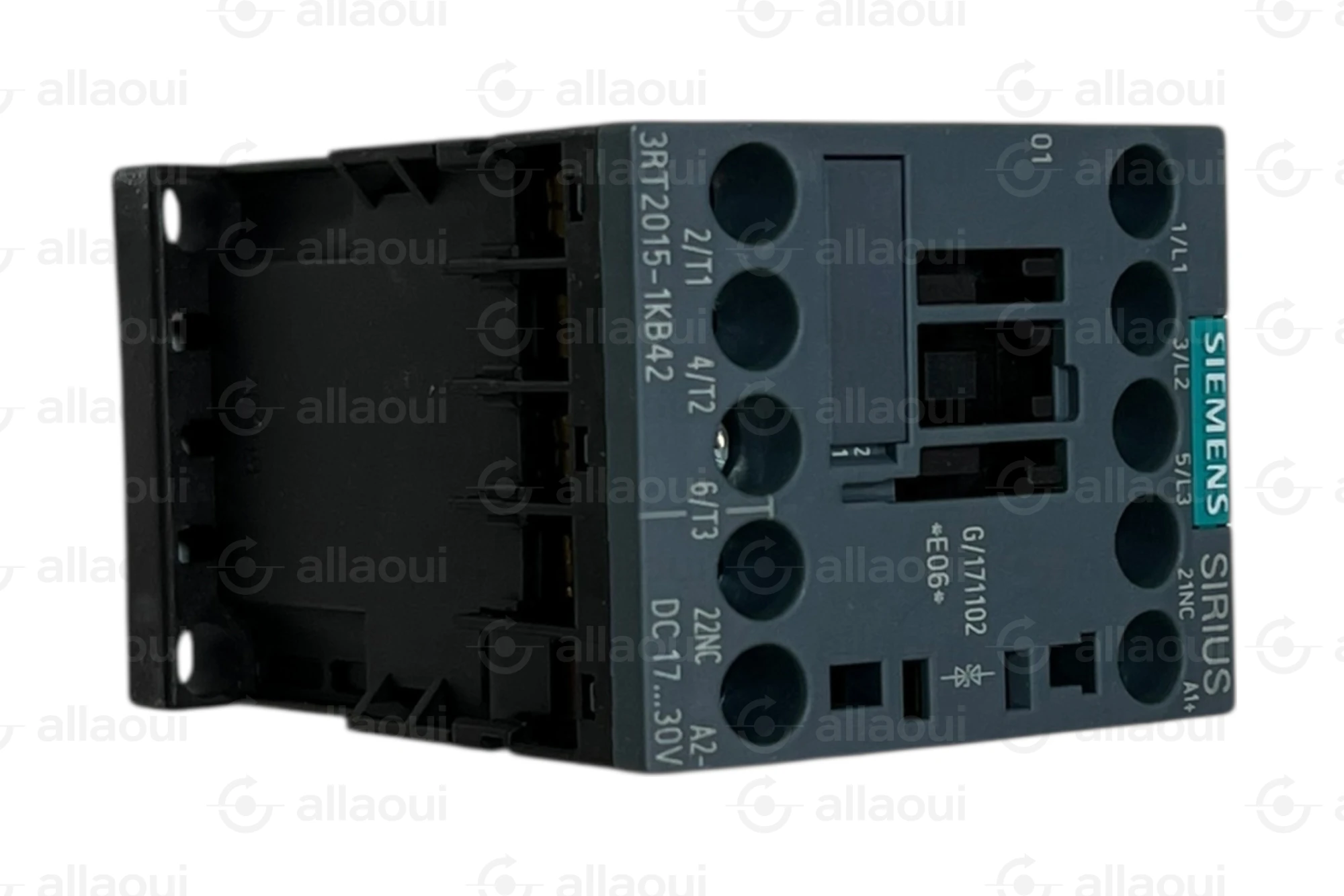 Siemens Contactor 7 A 3 kW 400 V AC 24 V DC 3-Pole 1NC 3RT2015-1KB42