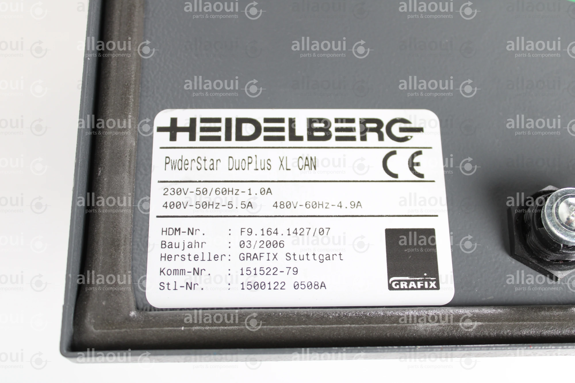 Eltosch Grafix PowderStar DuoPlus XL CAN F9.164.1427/07 Eltosch Grafix PowderStar DuoPlus XL CAN F9.164.1427/07