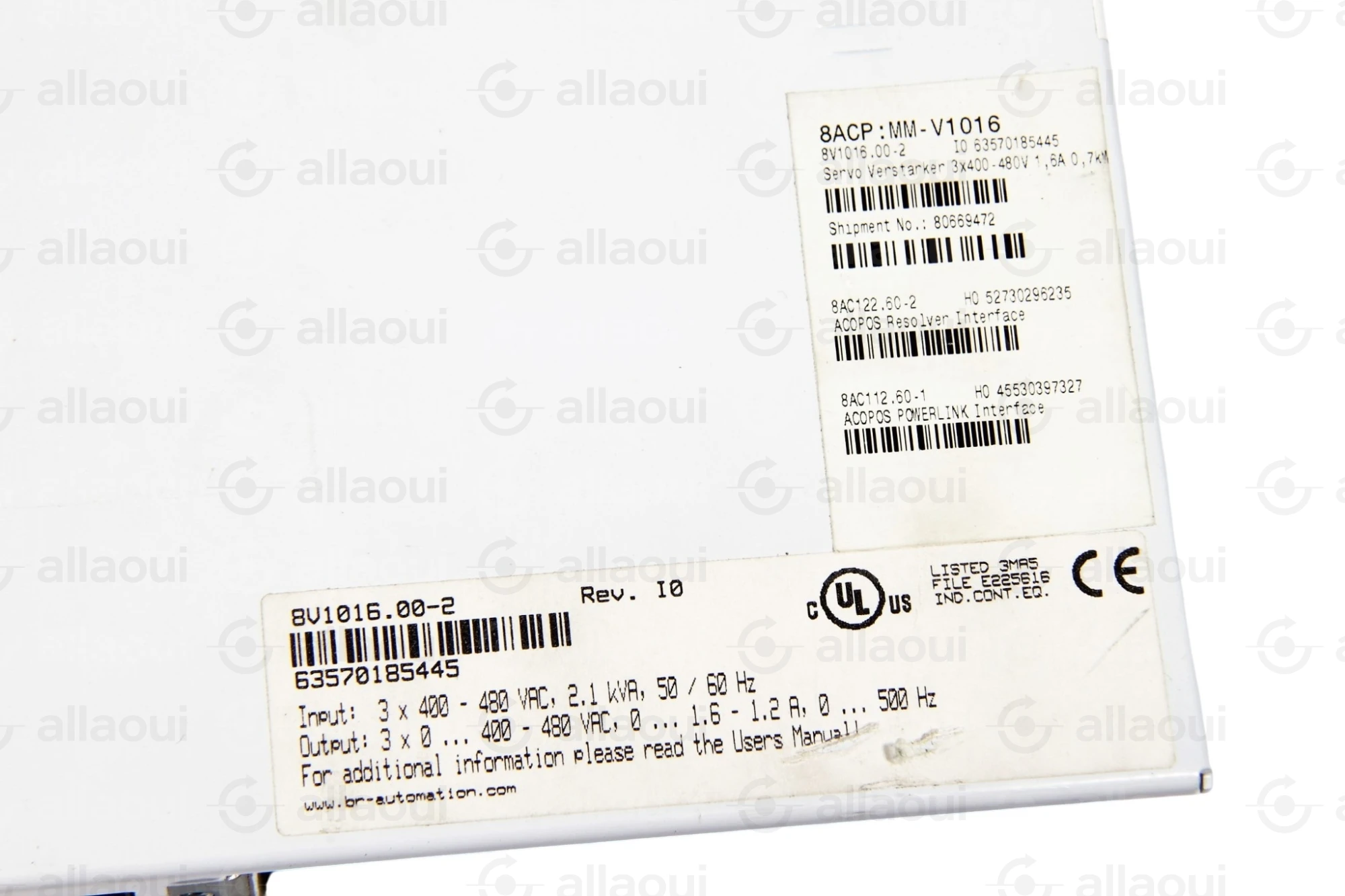 B&R Industrial Automation B&R Acopos 1016 8V1016.00-2 B&R Industrial Automation B&R Acopos 1016 8V1016.00-2