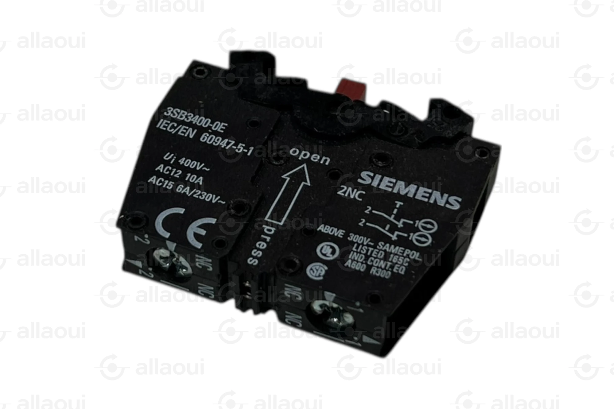 Siemens Siemens Switching Contact Block 2NC Screw Terminal 3SB3 400-0E Siemens Siemens Switching Contact Block 2NC Screw Terminal 3SB3 400-0E