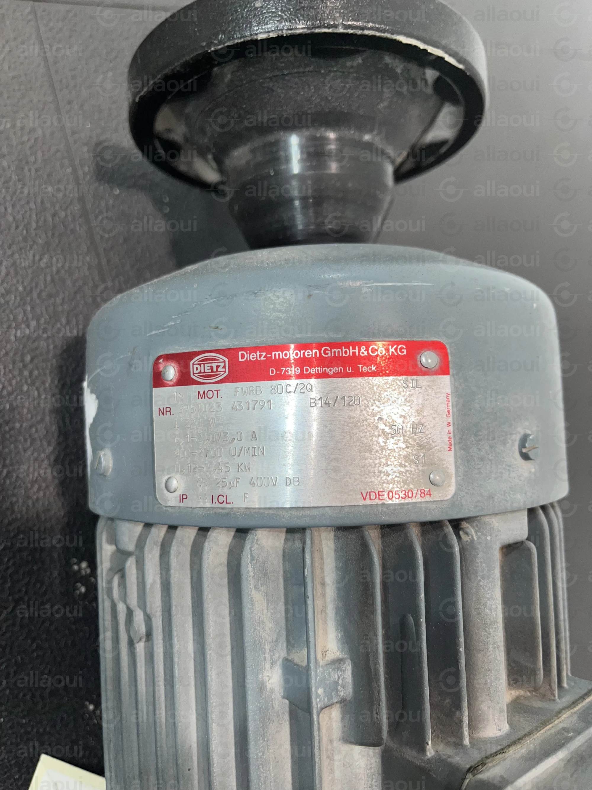 Dietz Sensortechnik Motor FWRB 80C/20 Dietz Sensortechnik Motor FWRB 80C/20