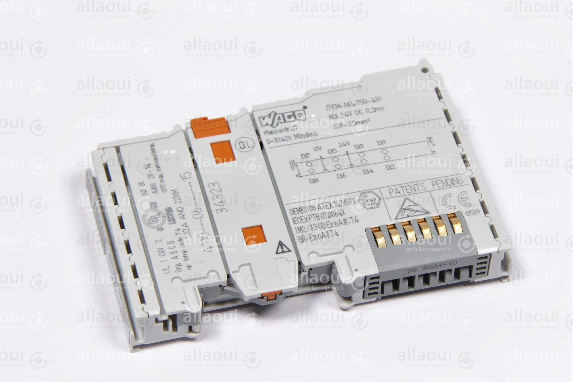 Wago 8-channel digital input 750-431 Wago 8-channel digital input 750-431