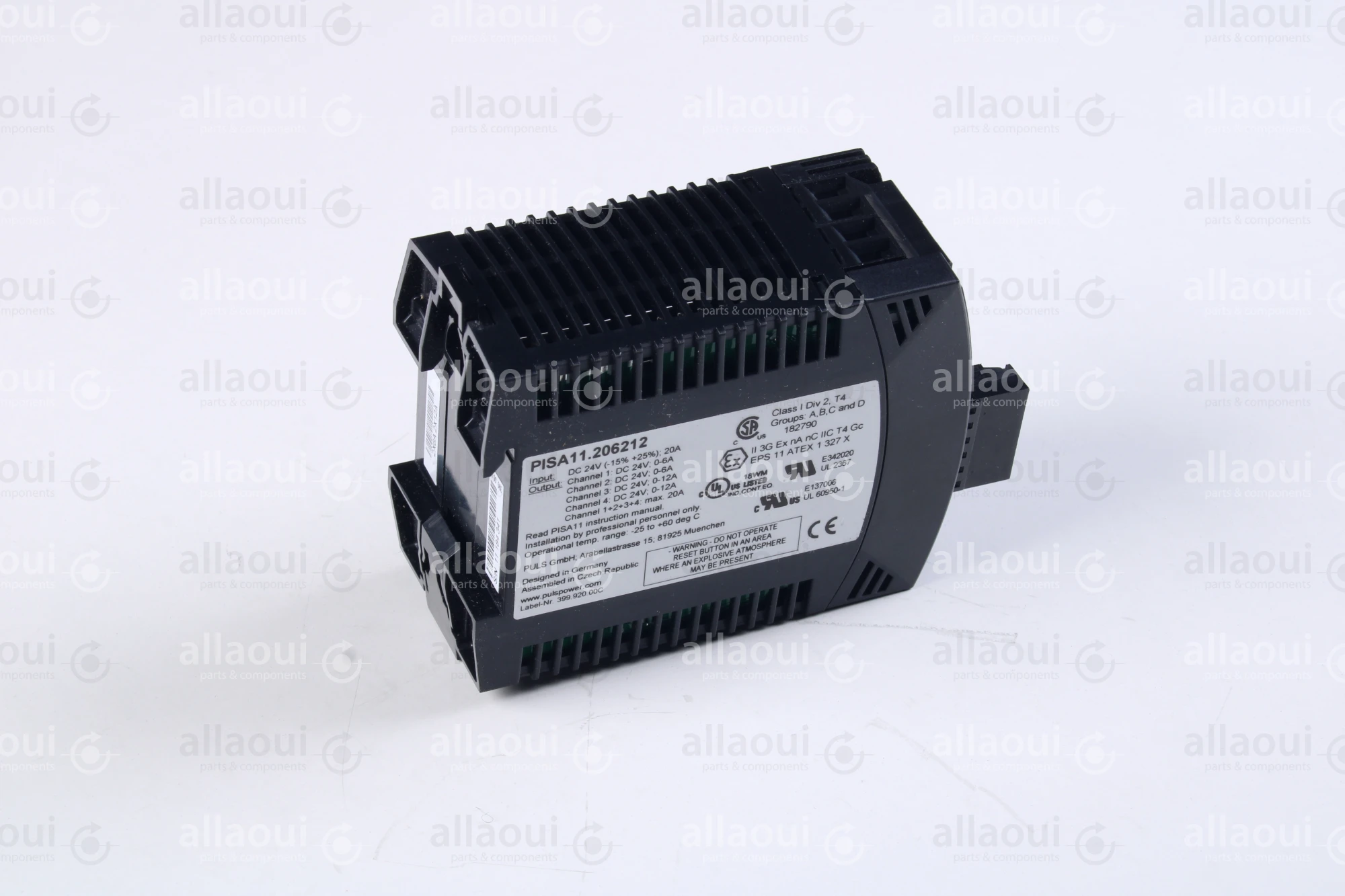 Puls 4-channel protection module (1 input + 4 outputs) with NEC Class 2 PISA 11.206212 Puls 4-channel protection module (1 input + 4 outputs) with NEC Class 2 PISA 11.206212