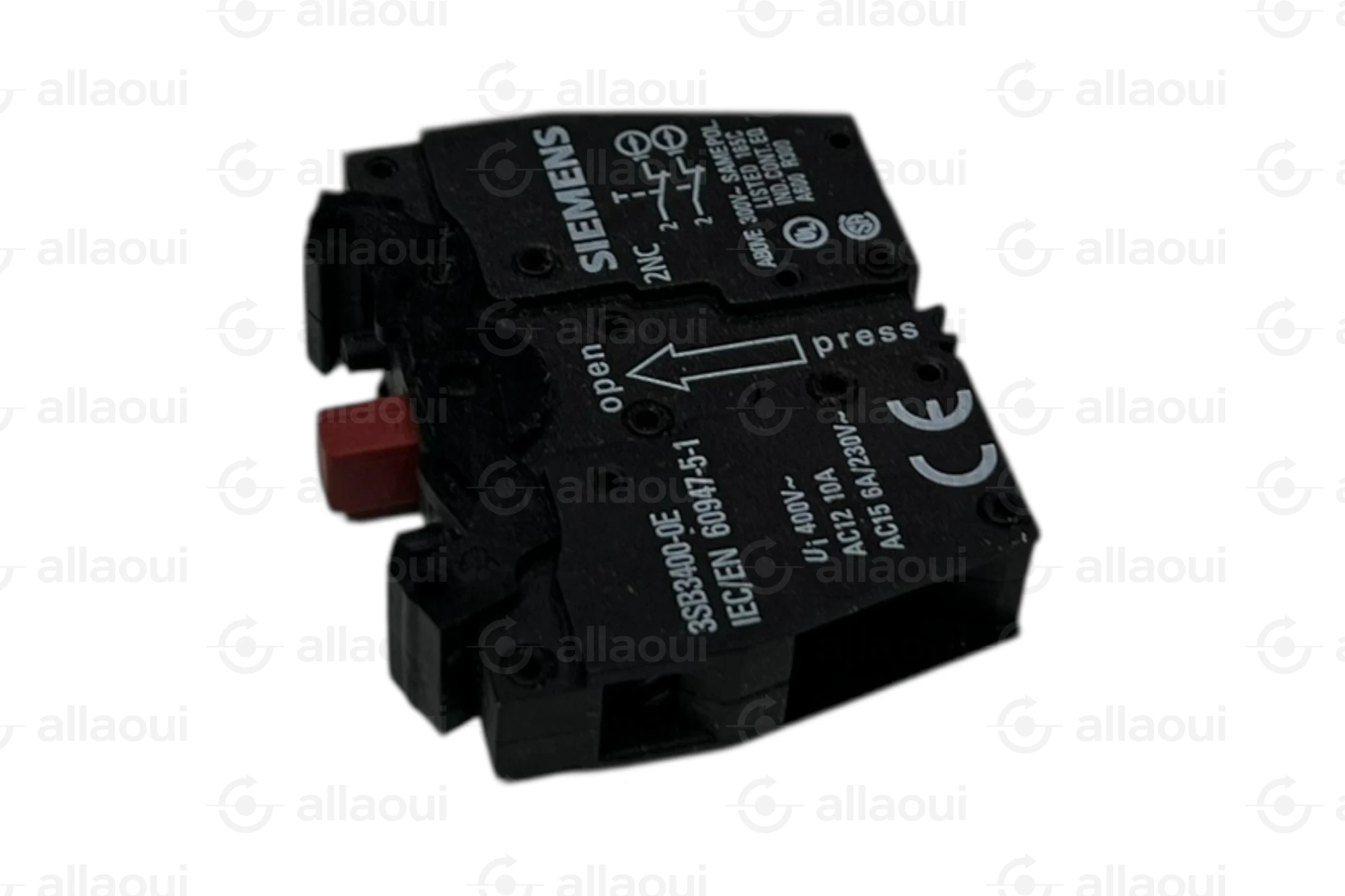 Siemens Siemens Switching Contact Block 2NC Screw Terminal 3SB3 400-0E Siemens Siemens Switching Contact Block 2NC Screw Terminal 3SB3 400-0E