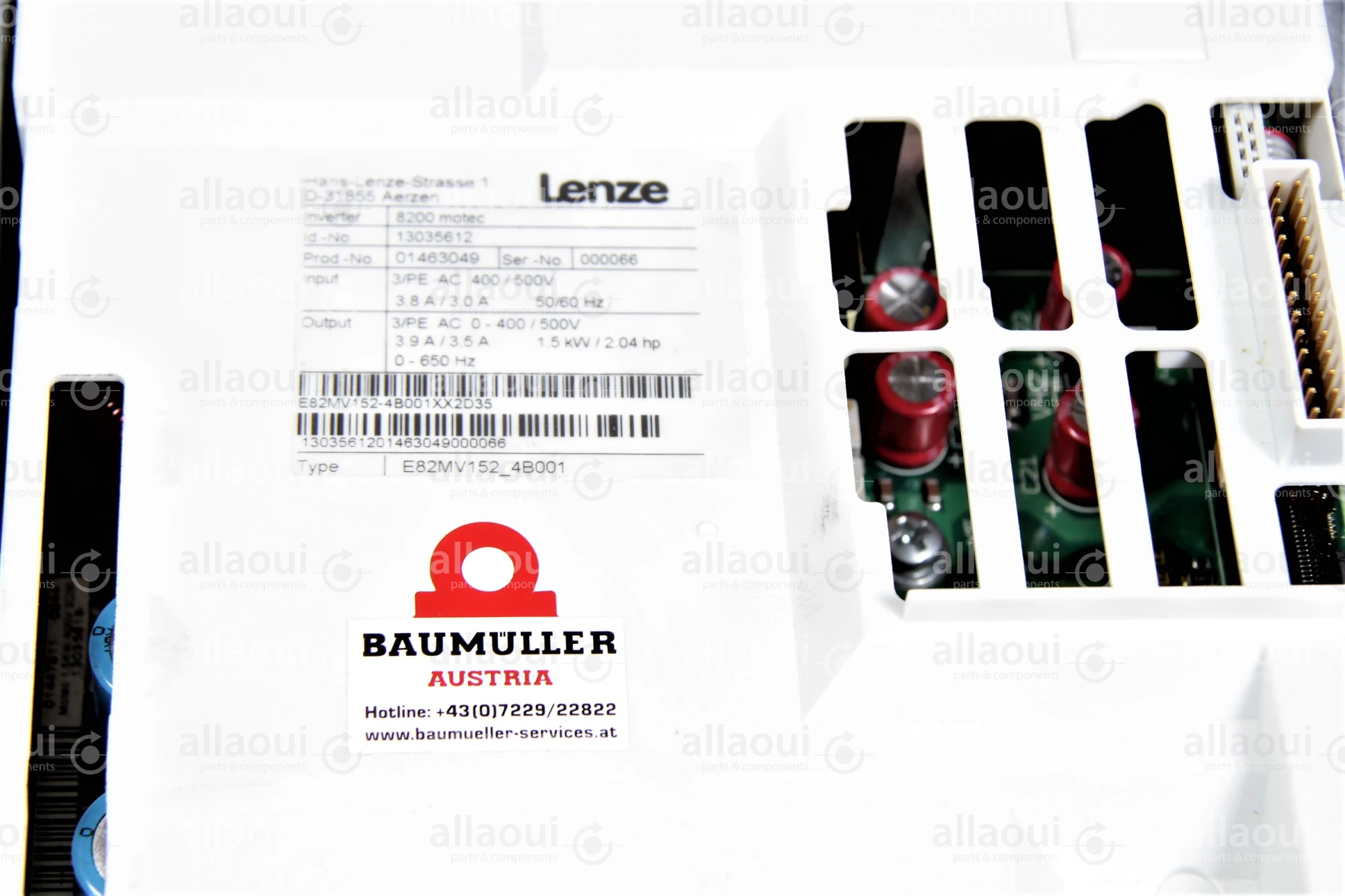 Lenze Frequency Converter 8200 Vector E82MV152_4B001 Lenze Frequency Converter 8200 Vector E82MV152_4B001