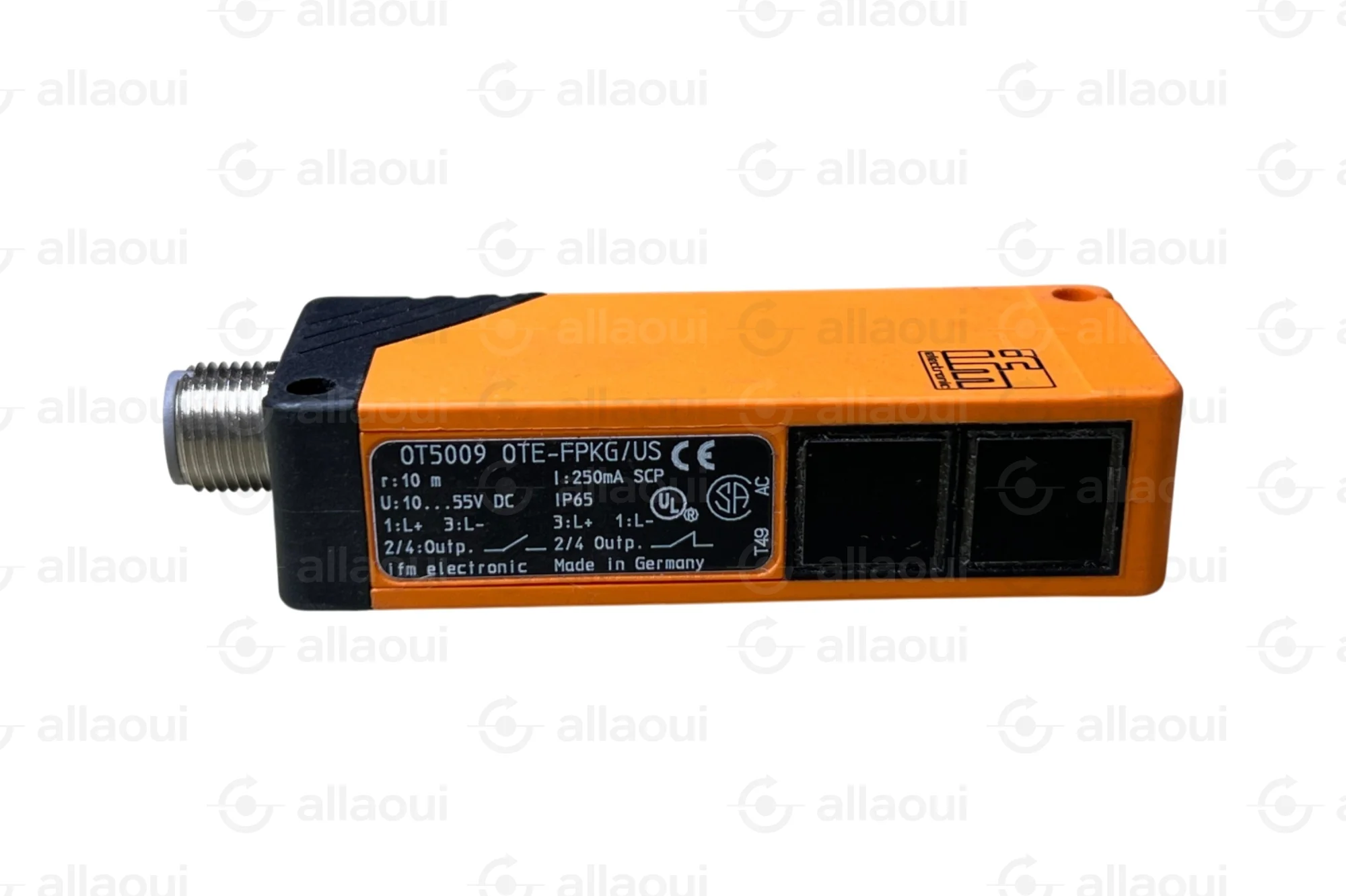 IFM Electronic Rectangular Optical Sensor Through-beam PNP Output M12 Connector 10m OT5009 IFM Electronic Rectangular Optical Sensor Through-beam PNP Output M12 Connector 10m OT5009