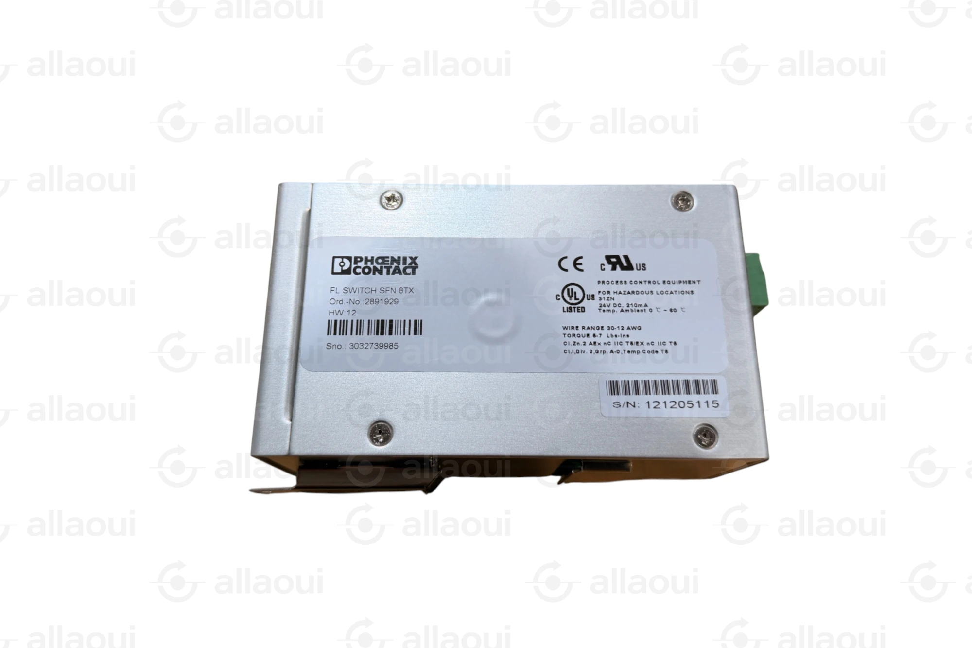 Phoenix Contact Ethernet Switch 8 Ports 10/100 Mbps flswitchsfn8tx Phoenix Contact Ethernet Switch 8 Ports 10/100 Mbps flswitchsfn8tx