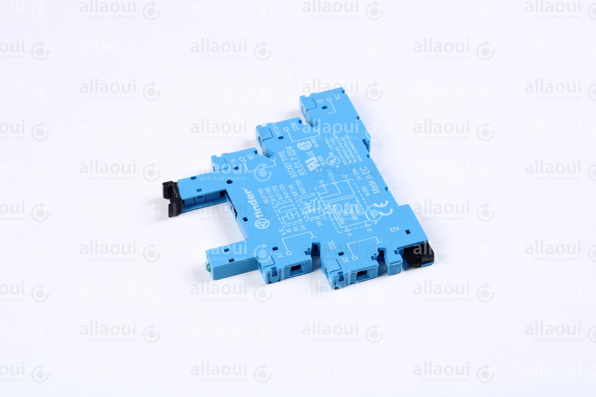 Finder Relay socket with retaining bracket 93.01.7.024 Finder Relay socket with retaining bracket 93.01.7.024