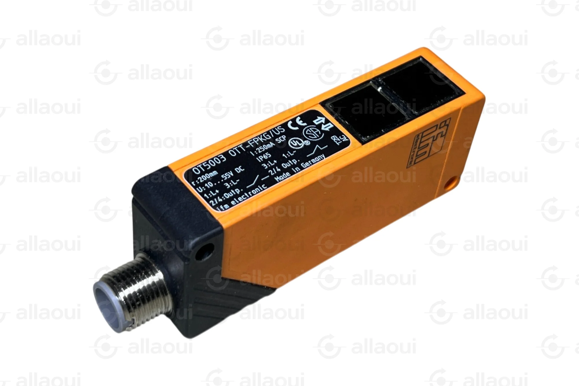 IFM Electronic Reflex Photoelectric Sensor Infrared Light Programmable PNP M12 OT5003 IFM Electronic Reflex Photoelectric Sensor Infrared Light Programmable PNP M12 OT5003