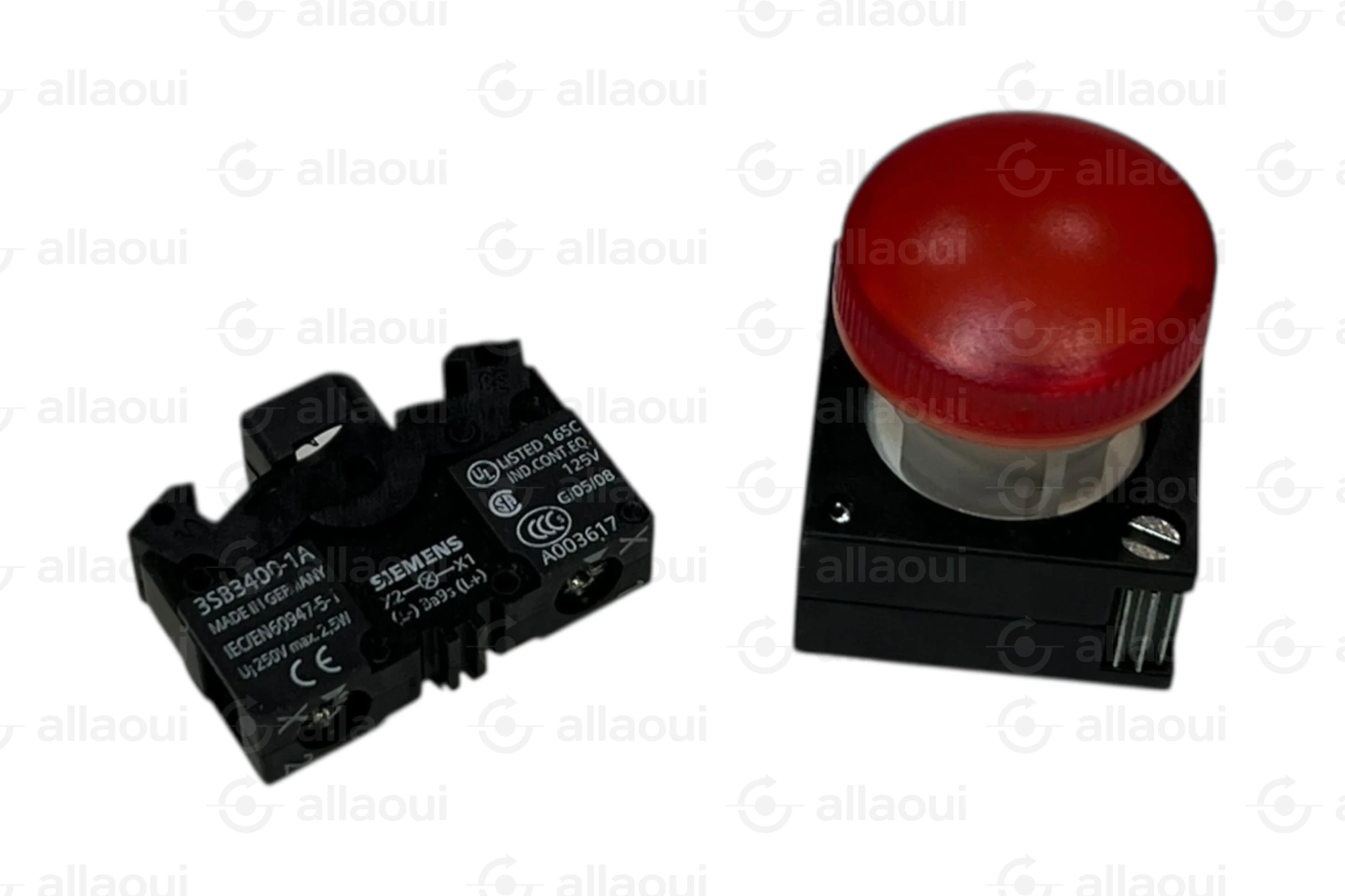 Siemens Indicator Light Red 22mm 3SB3 204-6AA20 Siemens Indicator Light Red 22mm 3SB3 204-6AA20