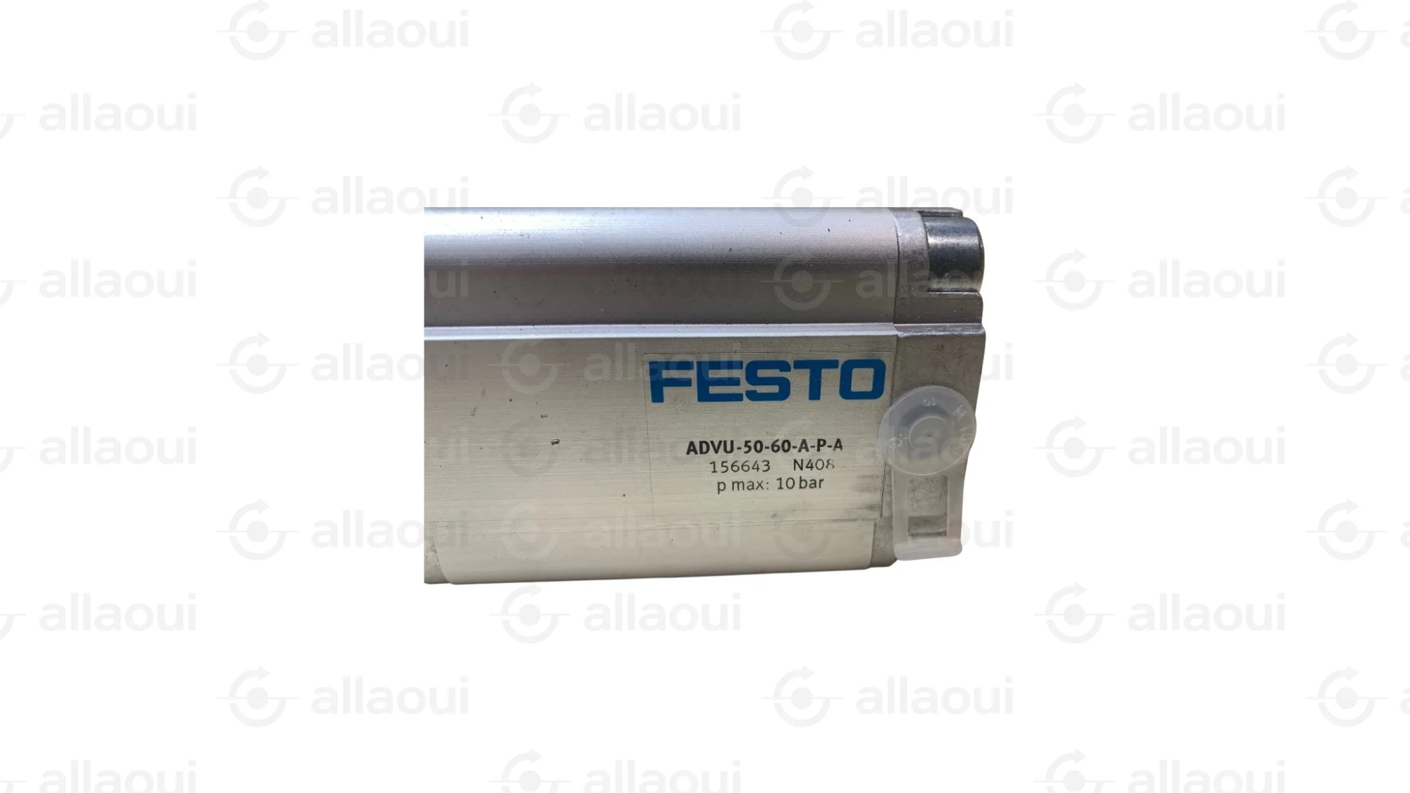 Festo Compact Cylinder 50mm Bore 60mm Stroke Elastomeric Dampening ADVU-50-60-A-P-A