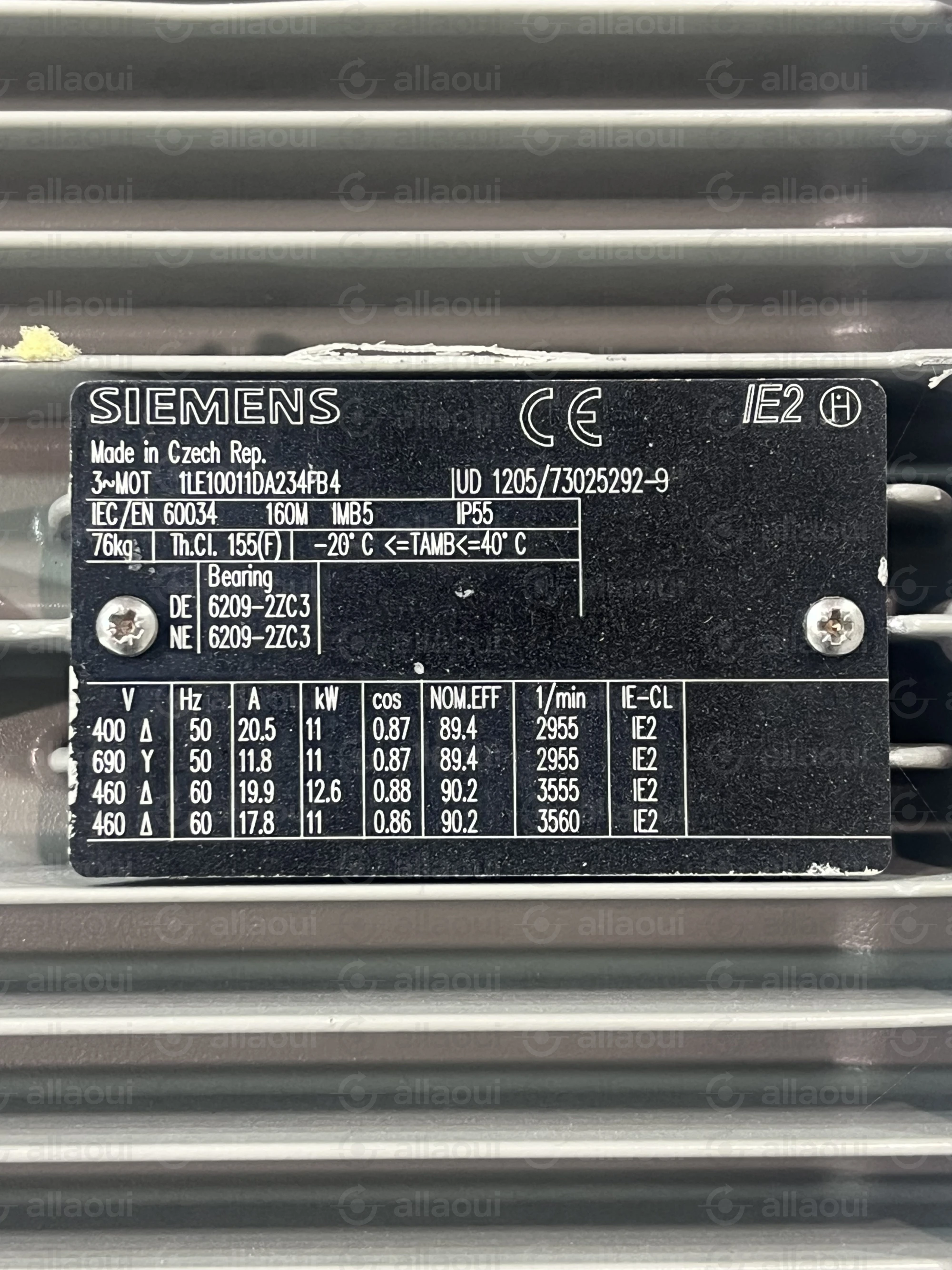 Siemens Motor 1LE10011DA234FB4 Siemens Motor 1LE10011DA234FB4