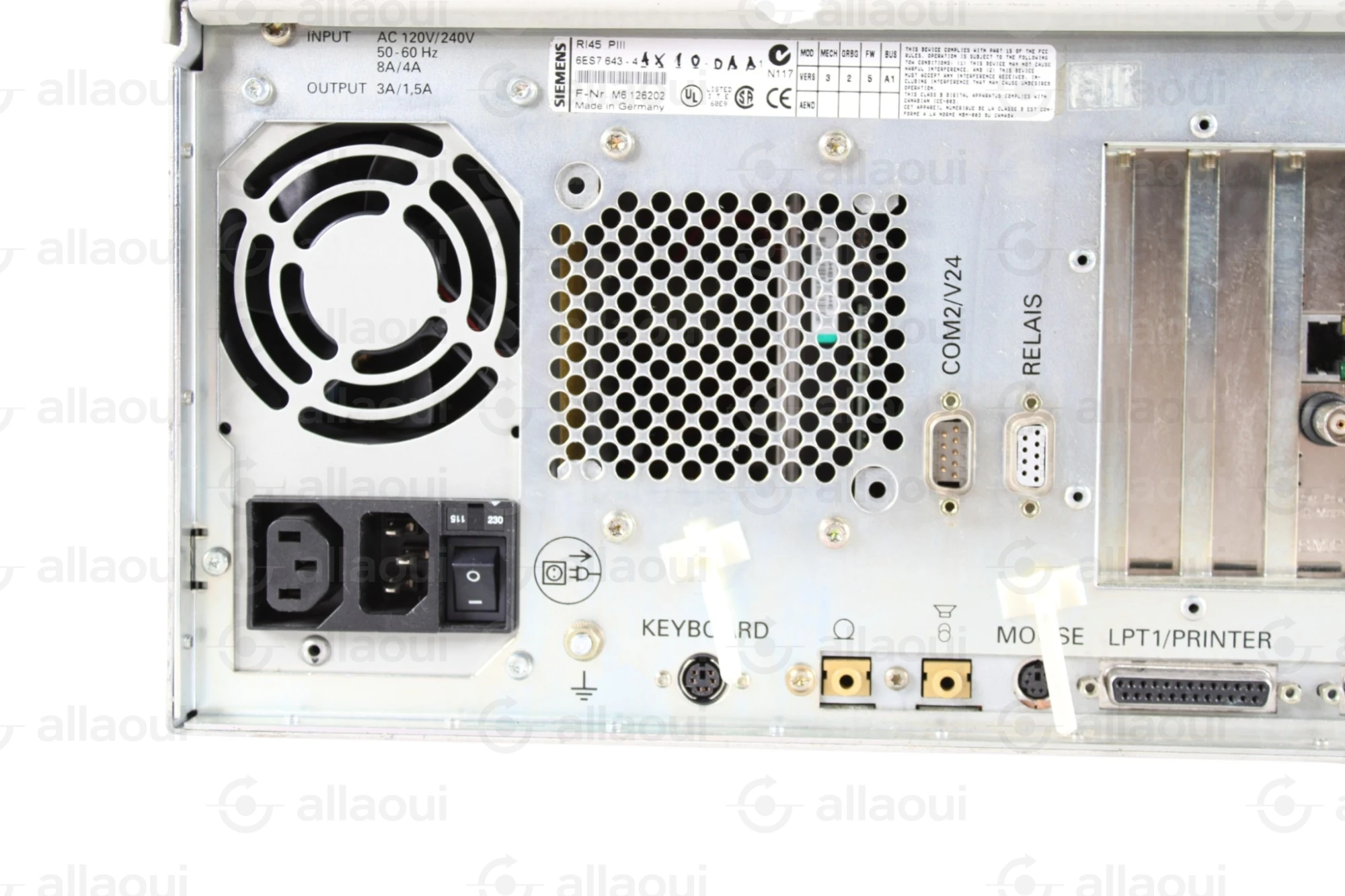 Siemens Simatic RI45 PIII 6ES7 643-4AX10-0AA1 Siemens Simatic RI45 PIII 6ES7 643-4AX10-0AA1