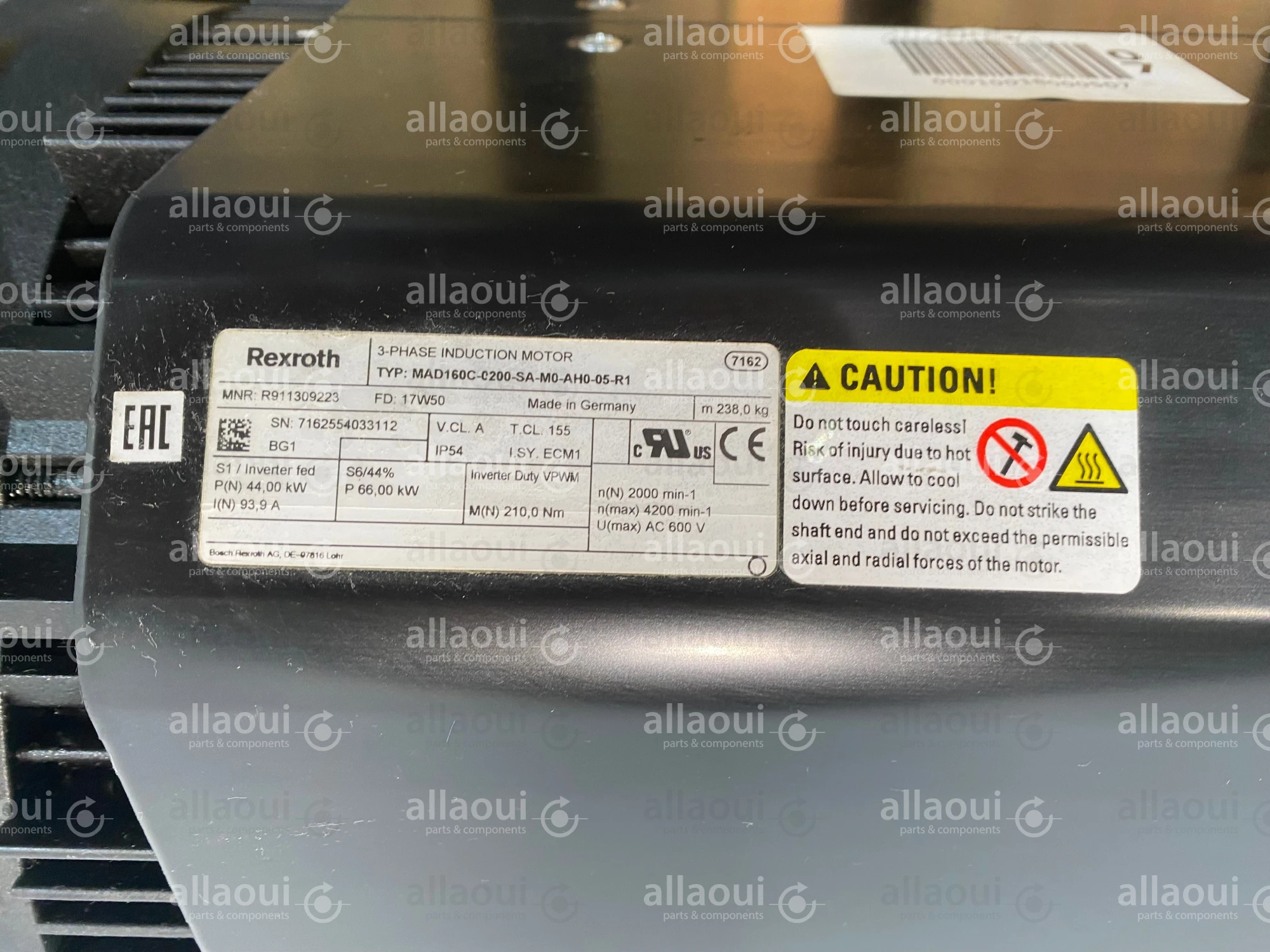 Bosch Rexroth Motor MAD160C-0200-SA-M0-AH0-05-R1 Bosch Rexroth Motor MAD160C-0200-SA-M0-AH0-05-R1
