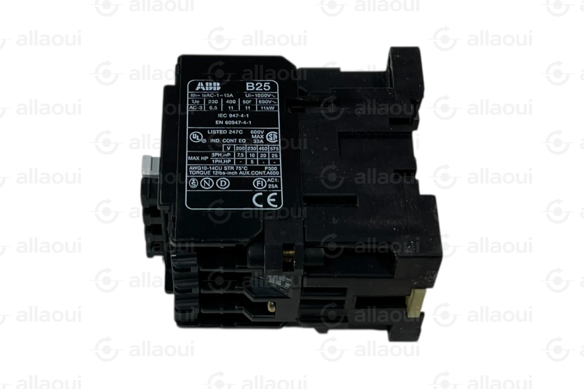 ABB ABB Contactor B25-40-00 11kW 400V Coil 240V 50Hz B25-40-00
