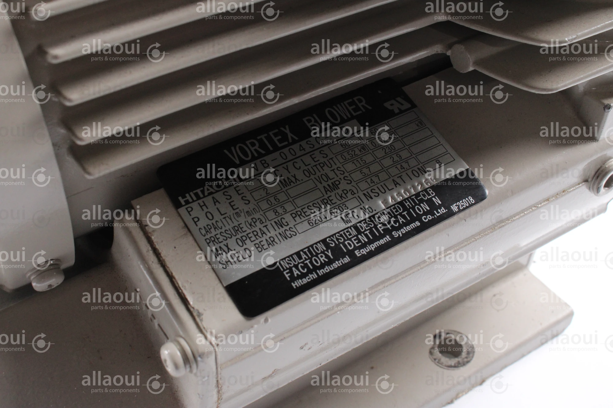 Hitachi Vortex Blower VB-004SG-UD Hitachi Vortex Blower VB-004SG-UD