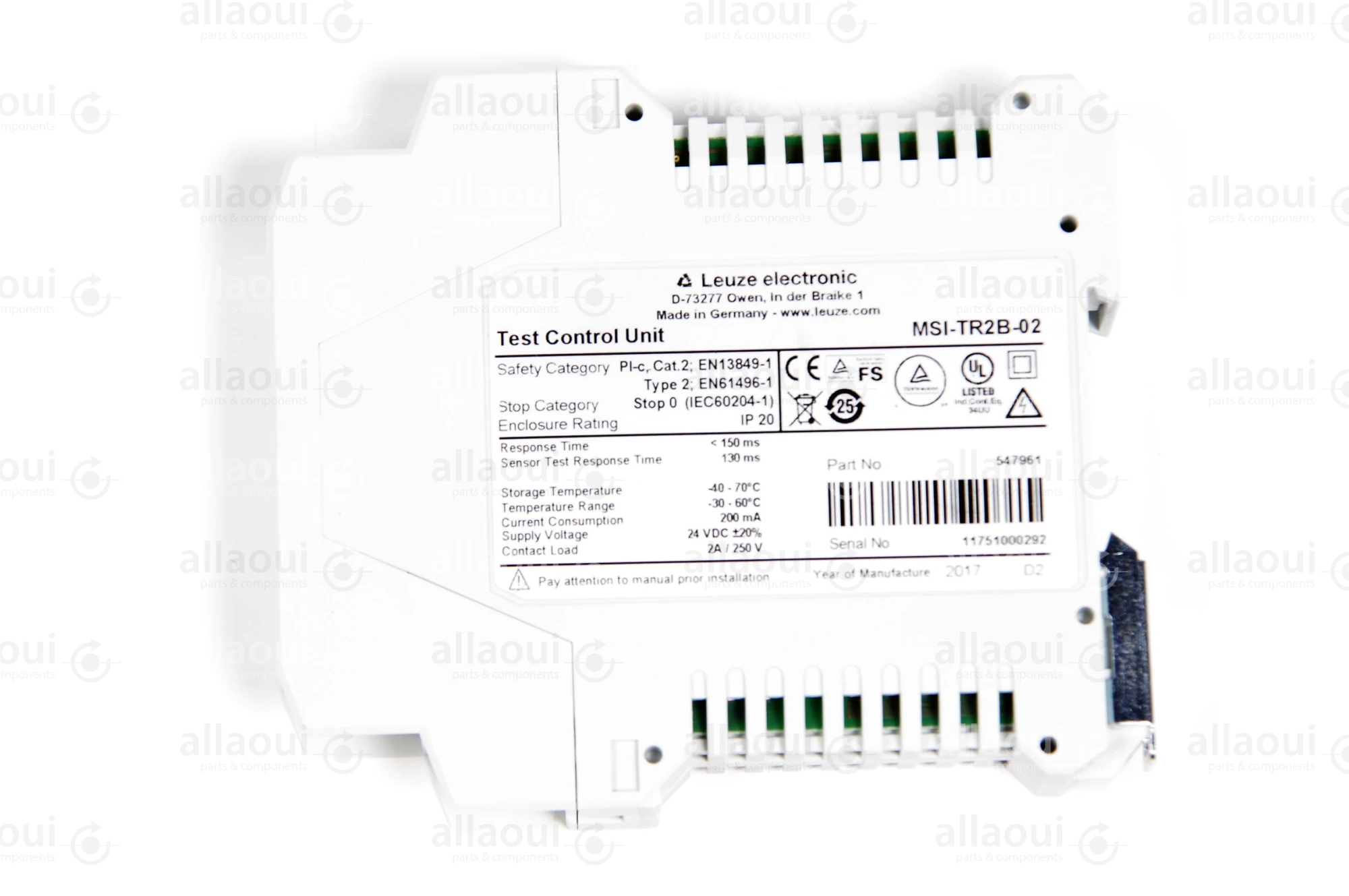 Leuze Electronic Relay MSI-TR2B Leuze Electronic Relay MSI-TR2B