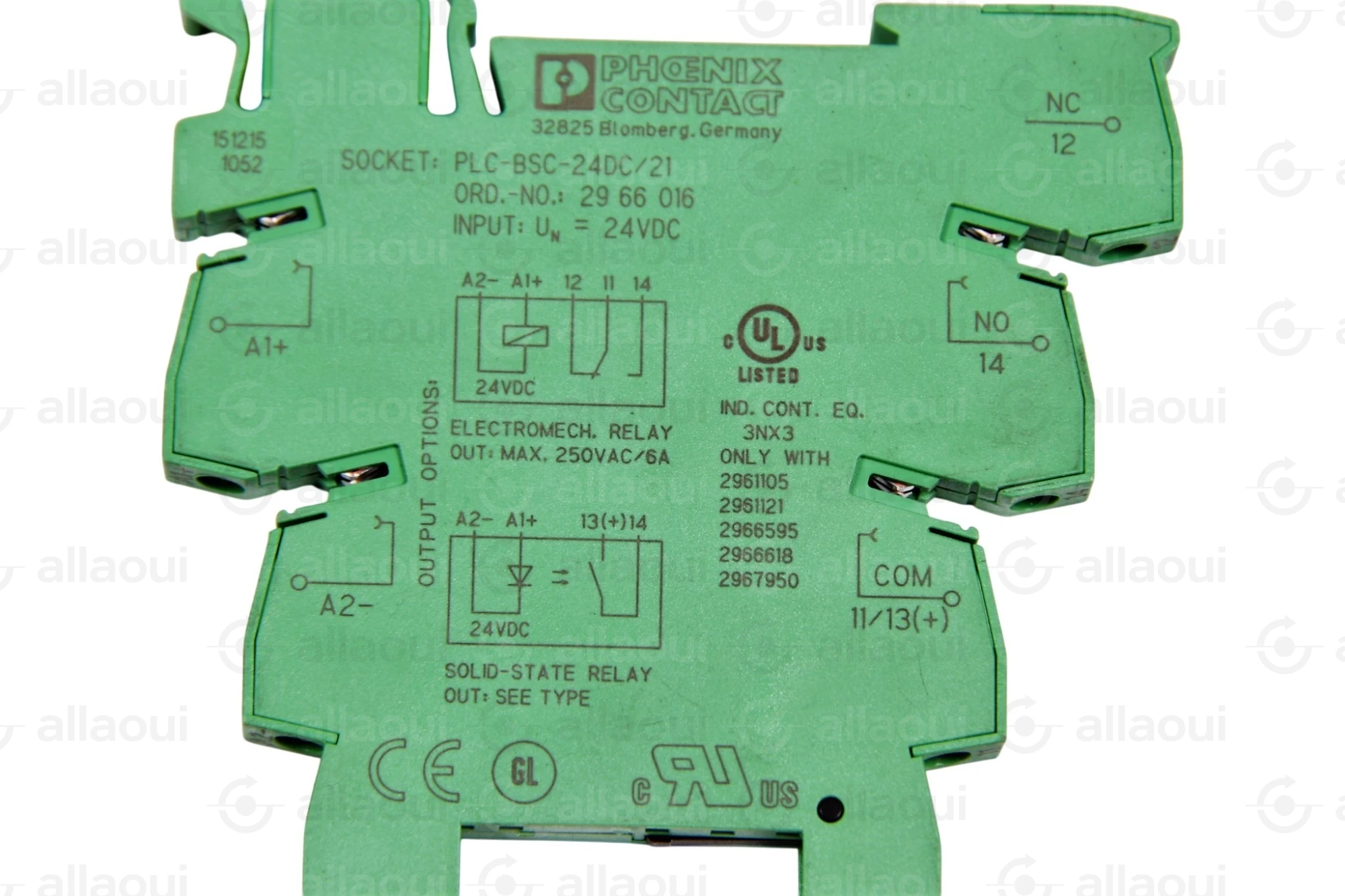 Phoenix Contact Relay PLC-BSC-24DC/21 2966016 Phoenix Contact Relay PLC-BSC-24DC/21 2966016