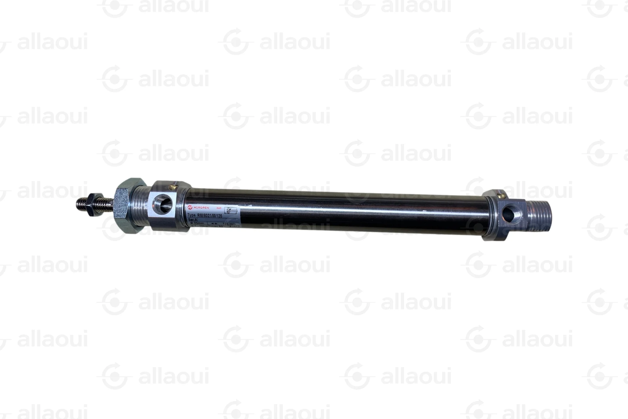 Norgren ISO Roundline Double Acting Cylinder 20mm Bore 125mm Stroke RM/8021/M/125 Norgren ISO Roundline Double Acting Cylinder 20mm Bore 125mm Stroke RM/8021/M/125