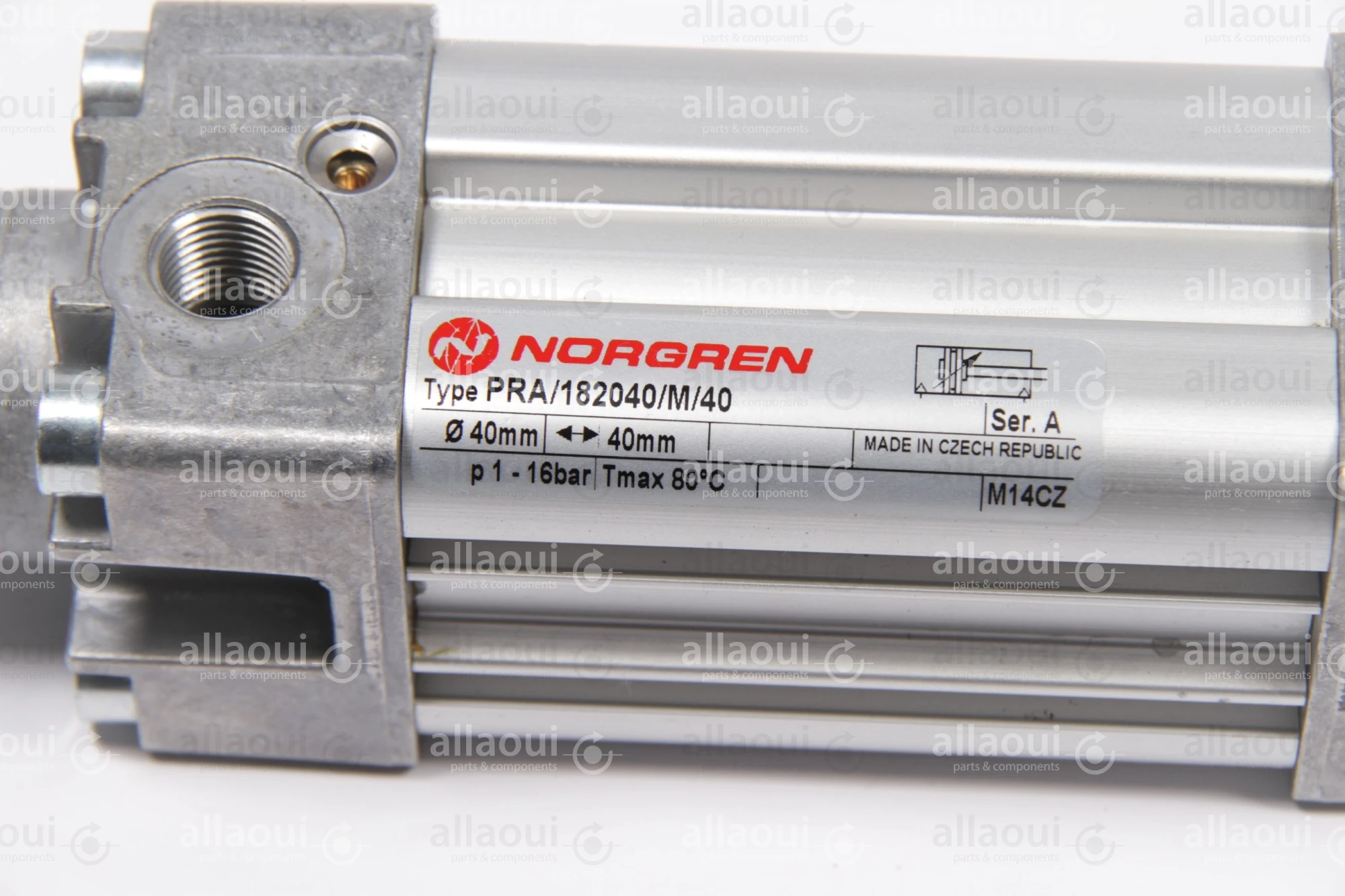 Norgren Pneumatic Cylinder PRA/182040/M40 Norgren Pneumatic Cylinder PRA/182040/M40