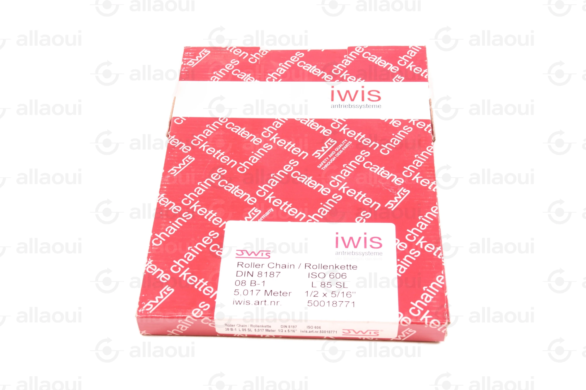 Iwis Roller Chain 08B-1 50018771 Iwis Roller Chain 08B-1 50018771