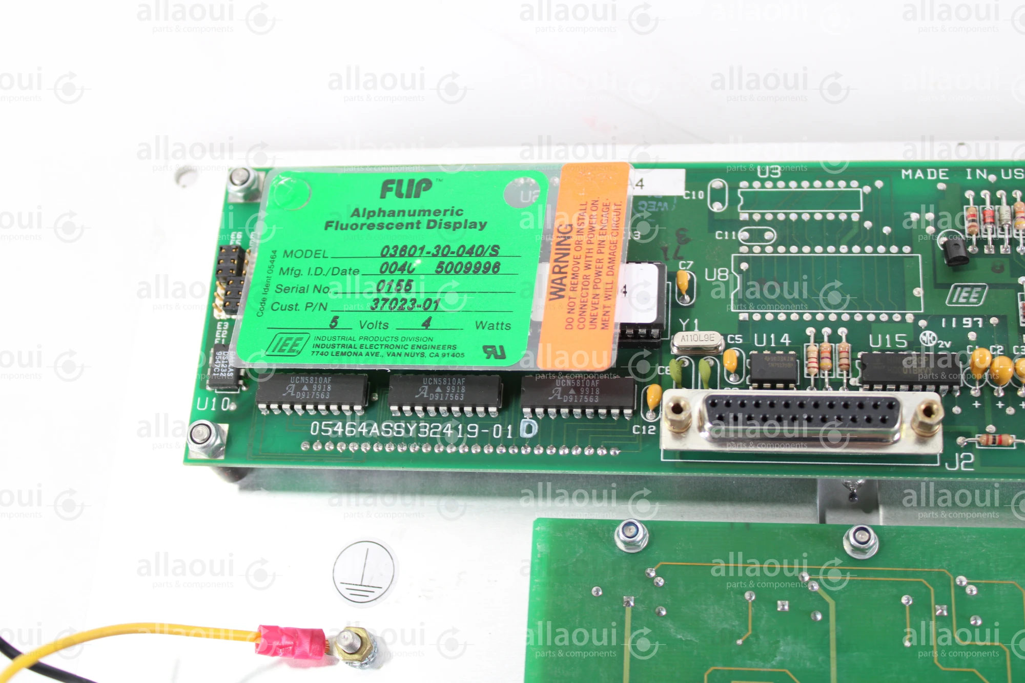 IEE Control Panel 03601-30-040/S