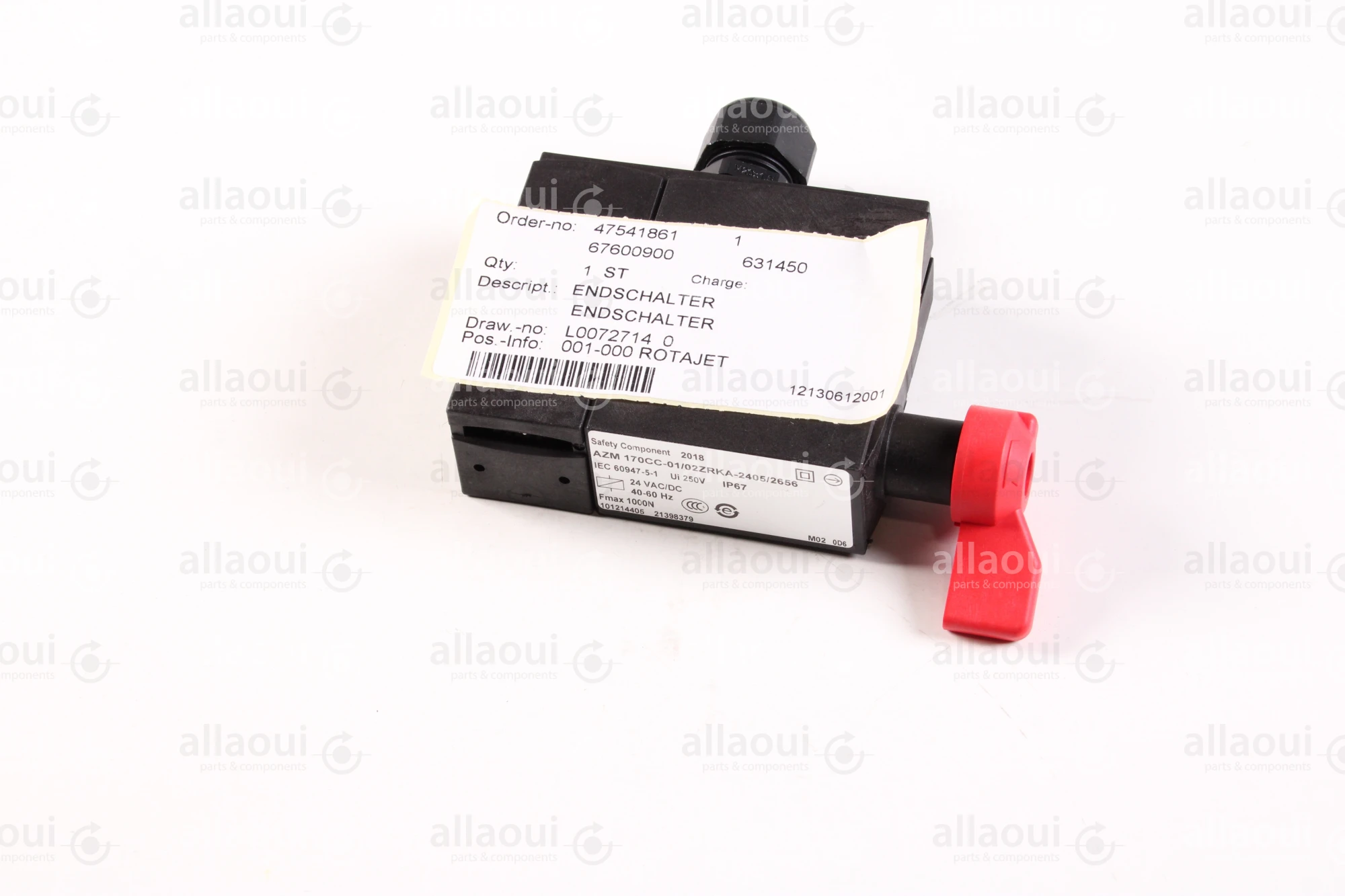 Schmersal Limit Switch L0072714 Schmersal Limit Switch L0072714