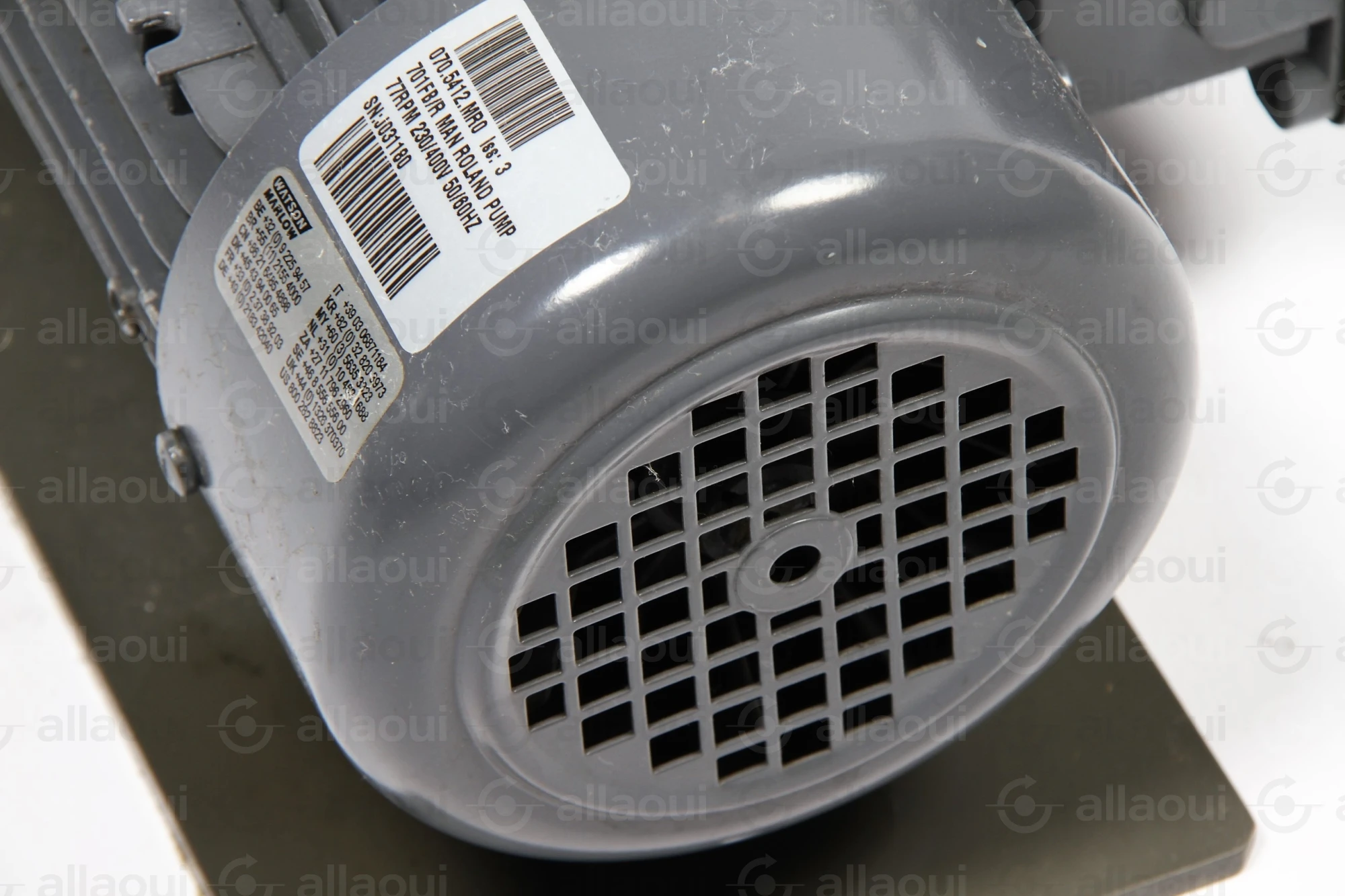 Manroland Coating Pump 80.94Z13-0718 Manroland Coating Pump 80.94Z13-0718